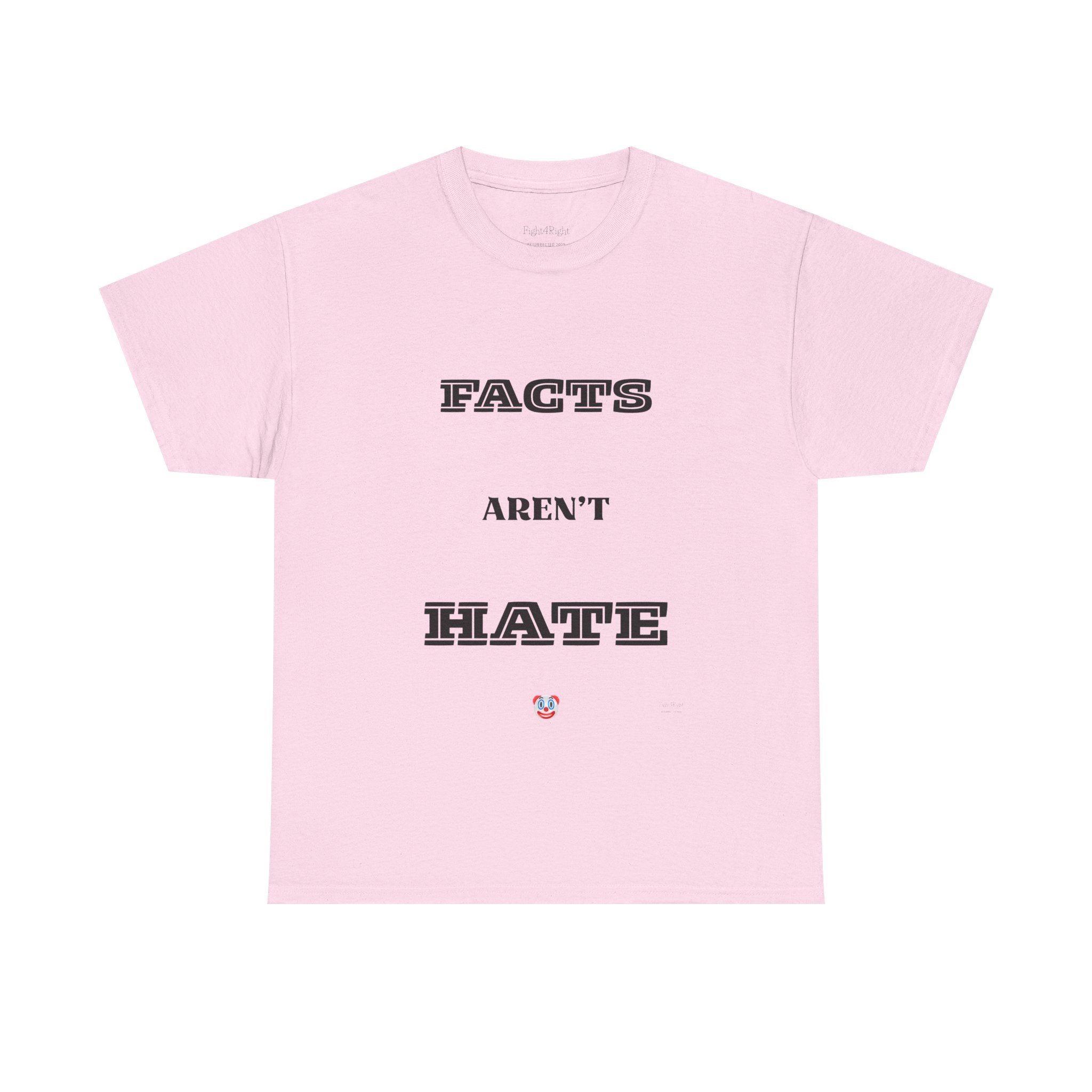 Facts Aren’t Hate T-Shirt – Common Sense Satire & Free Speech Tee