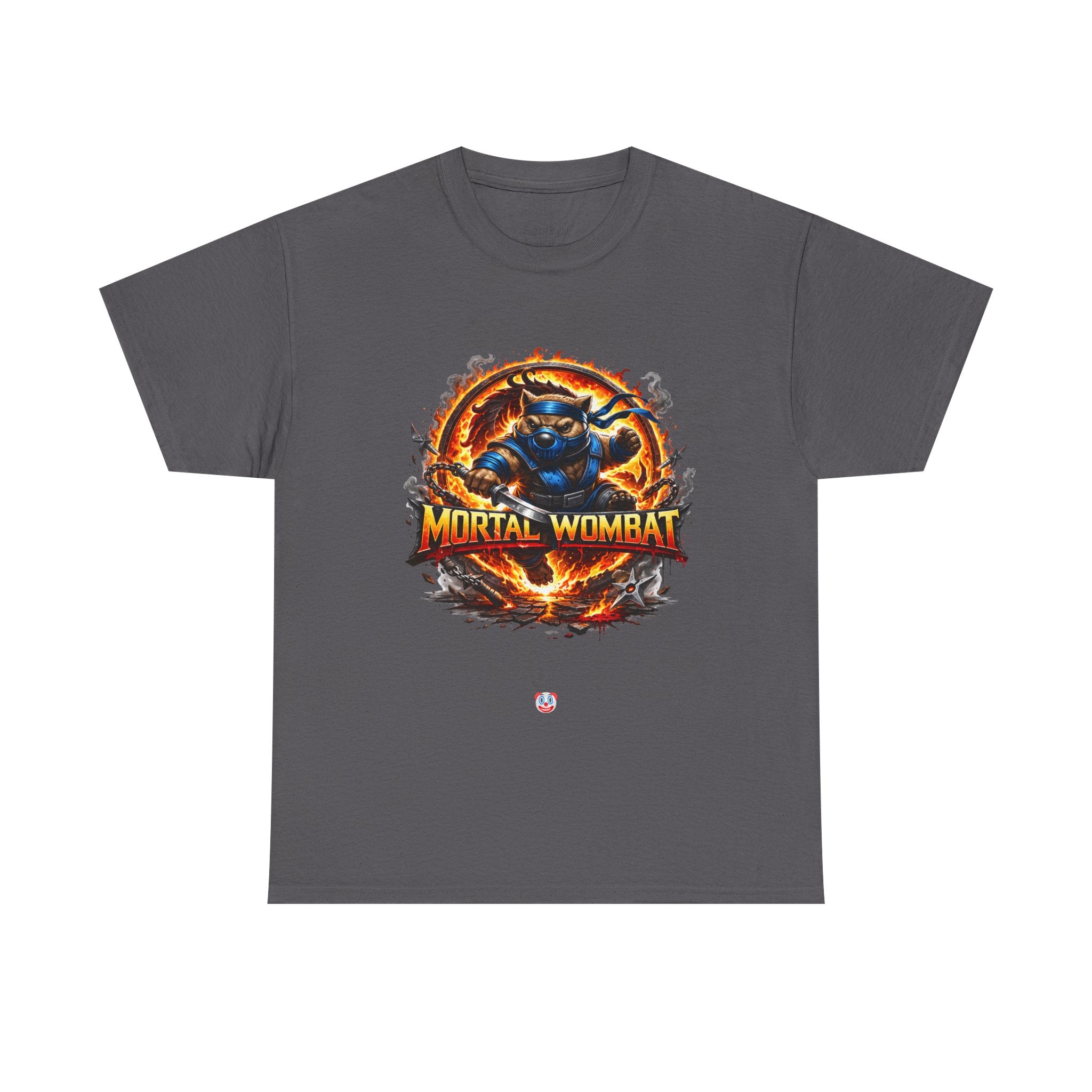 Mortal Wombat T-Shirt | Aussie Fighting Game Parody
