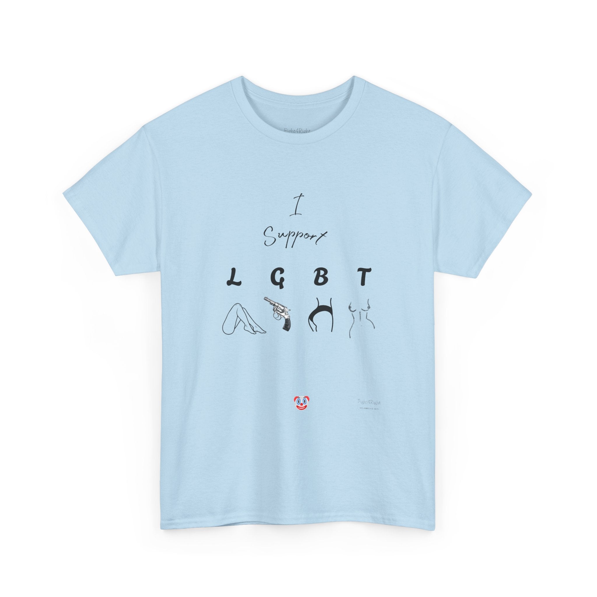 I SUPPORT LGBT T-Shirt | Cheeky Aussie Visual Pun