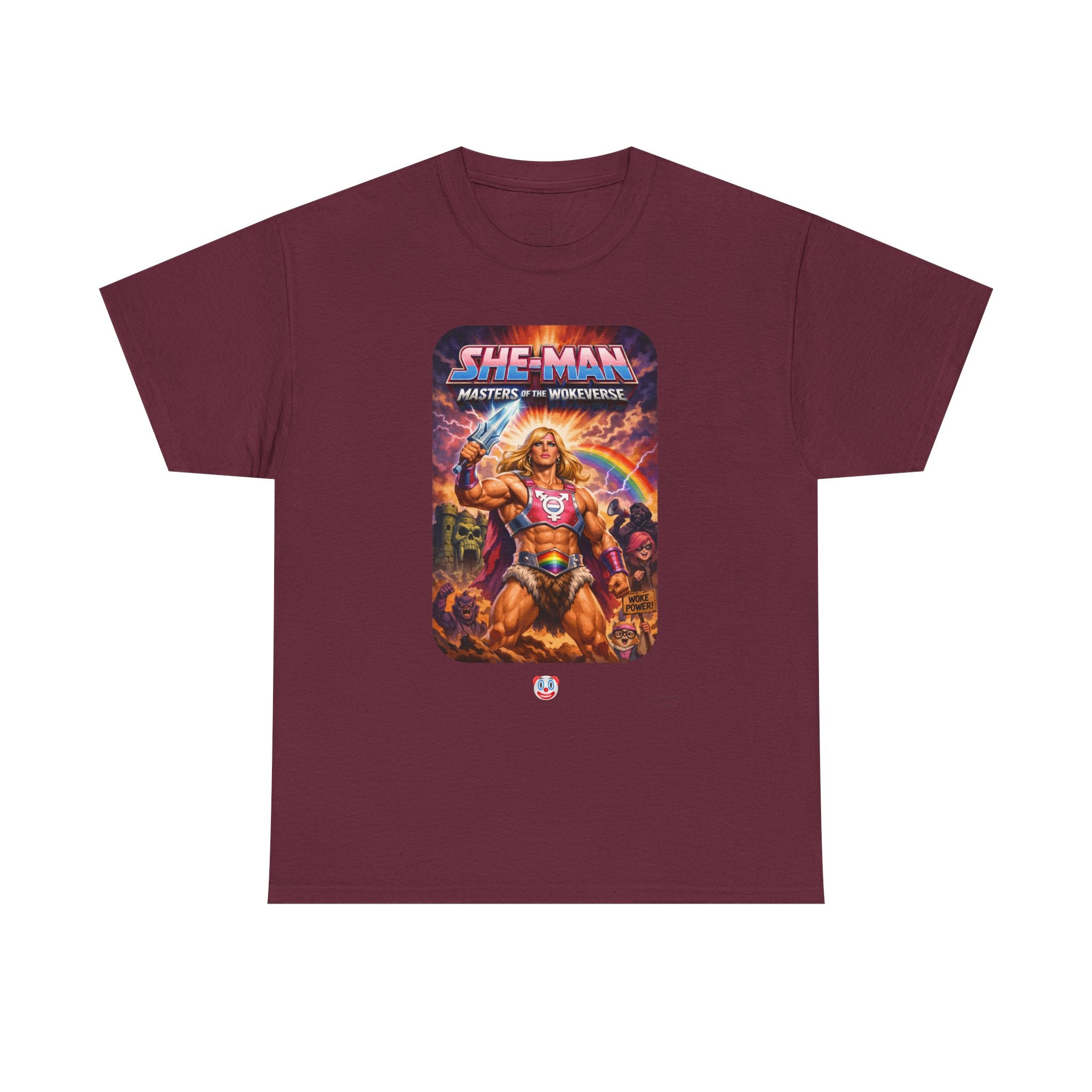 She-Man Masters of the Wokeverse T-Shirt – By the Power of the Pork Sword