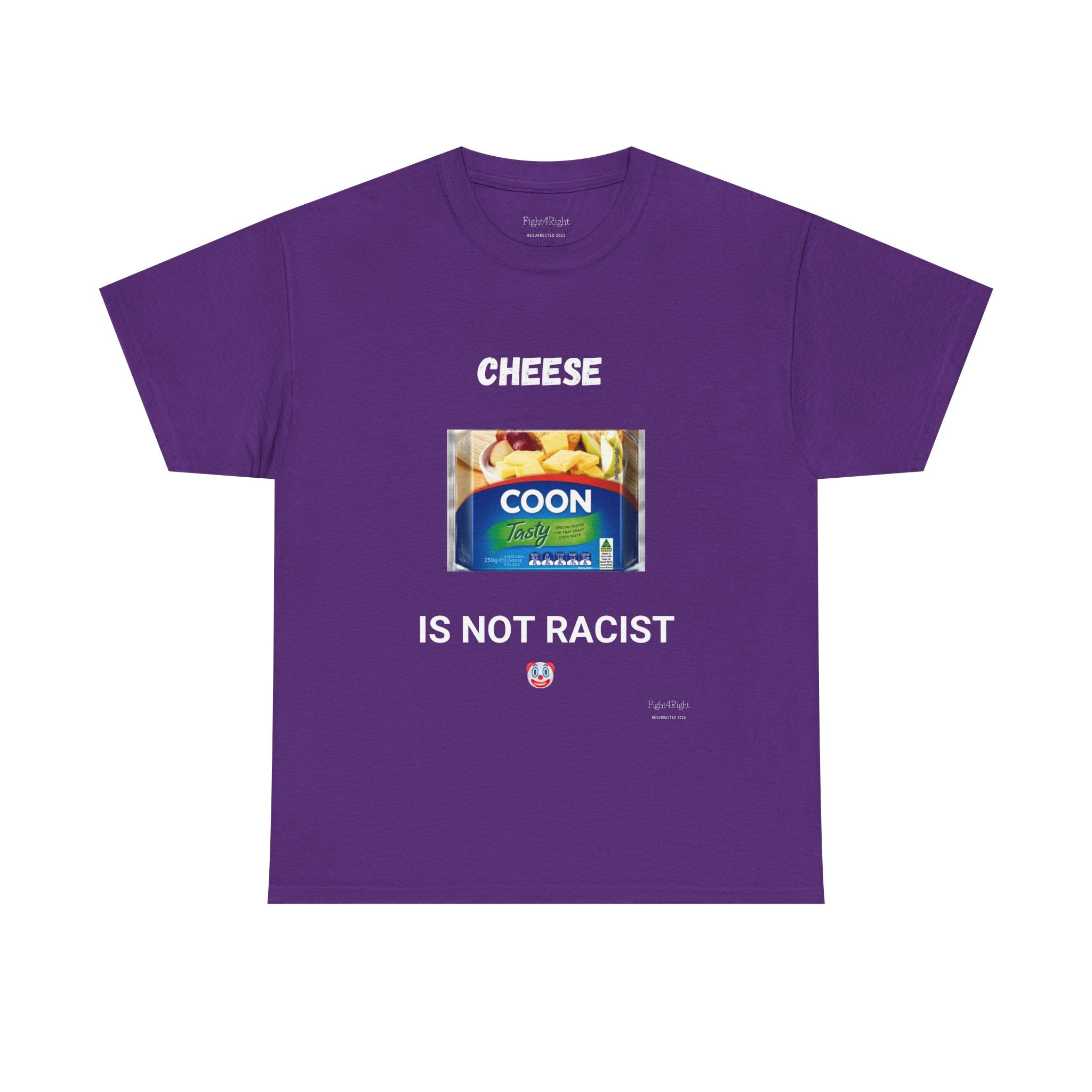 Cheese Is Not Racist T-Shirt – Funny Aussie Satire & Common Sense Tee