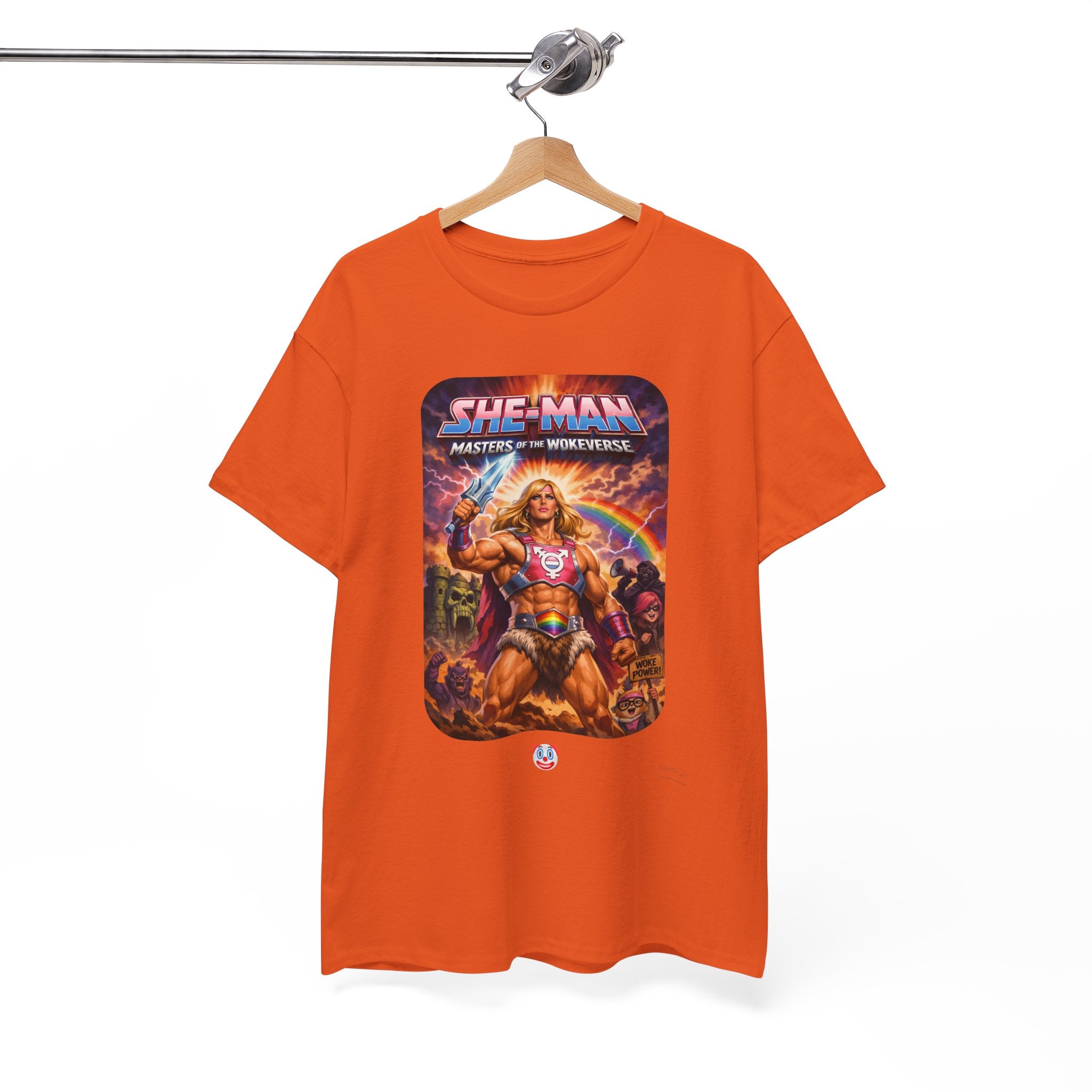 She-Man Masters of the Wokeverse T-Shirt – By the Power of the Pork Sword