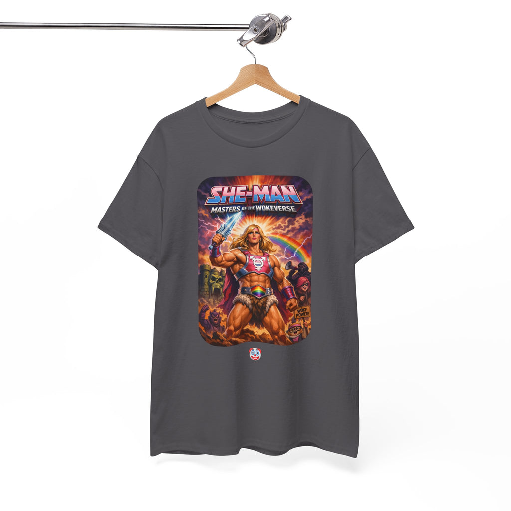 She-Man Masters of the Wokeverse T-Shirt – By the Power of the Pork Sword