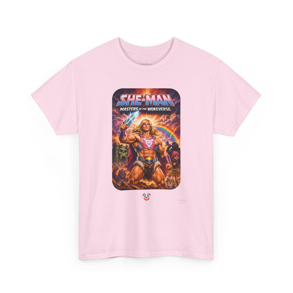 She-Man Masters of the Wokeverse T-Shirt – By the Power of the Pork Sword