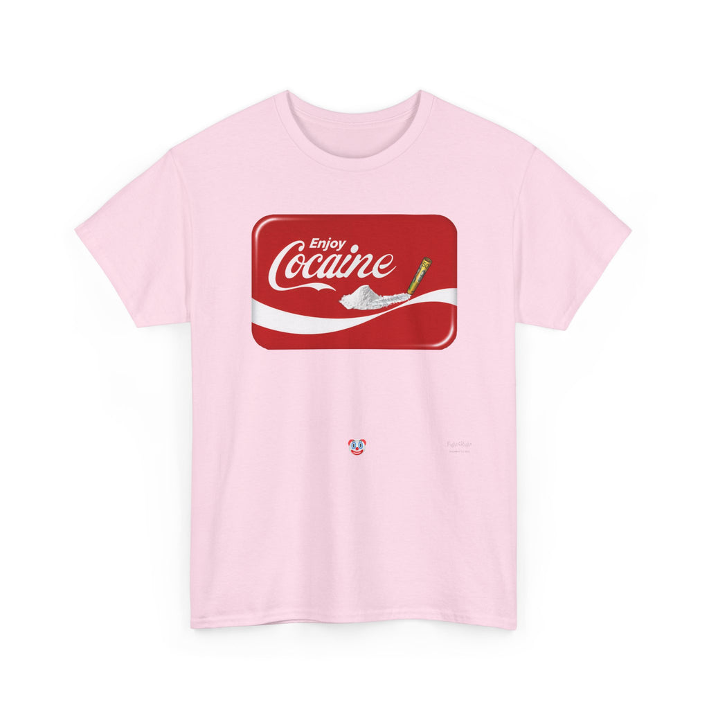 T-Shirt — 'Enjoy Cocaine' Parody Logo Tee