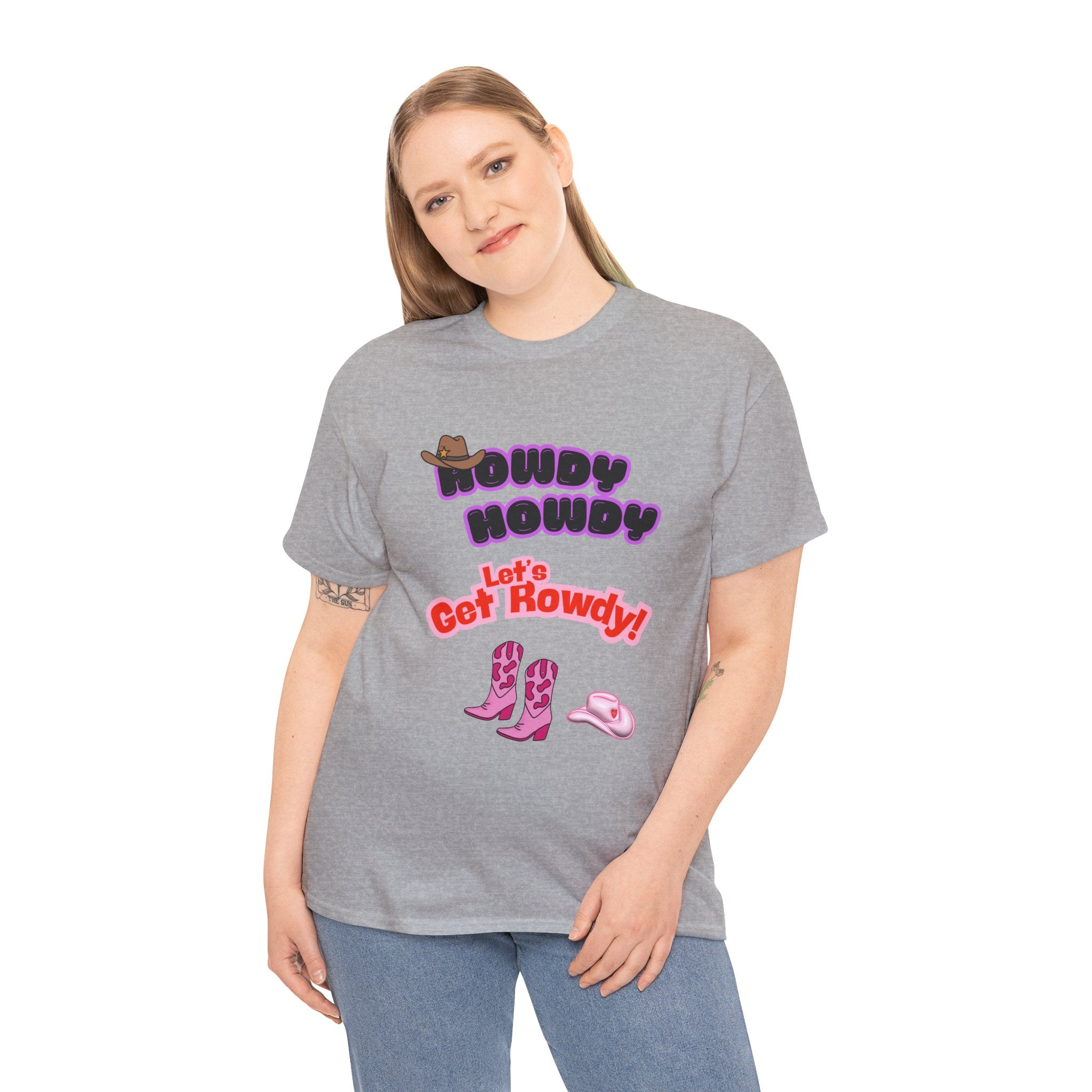 Howdy Howdy, Let’s Get Rowdy T-Shirt | Aussie Cheeky Humour Tee