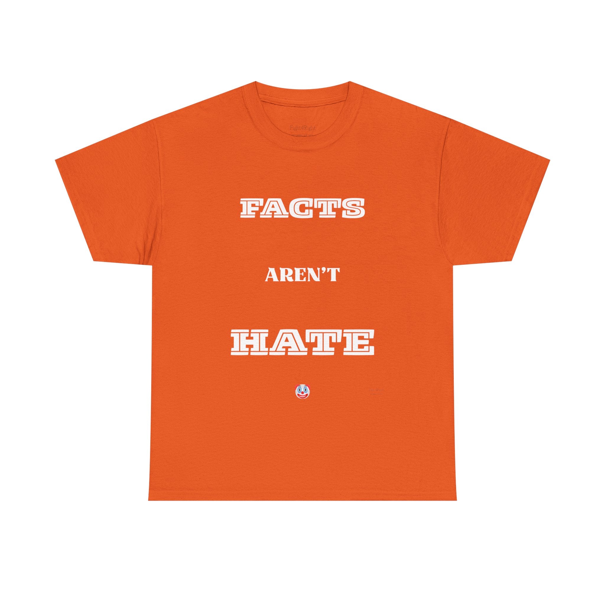 Facts Aren’t Hate T-Shirt – Common Sense Satire & Free Speech Tee
