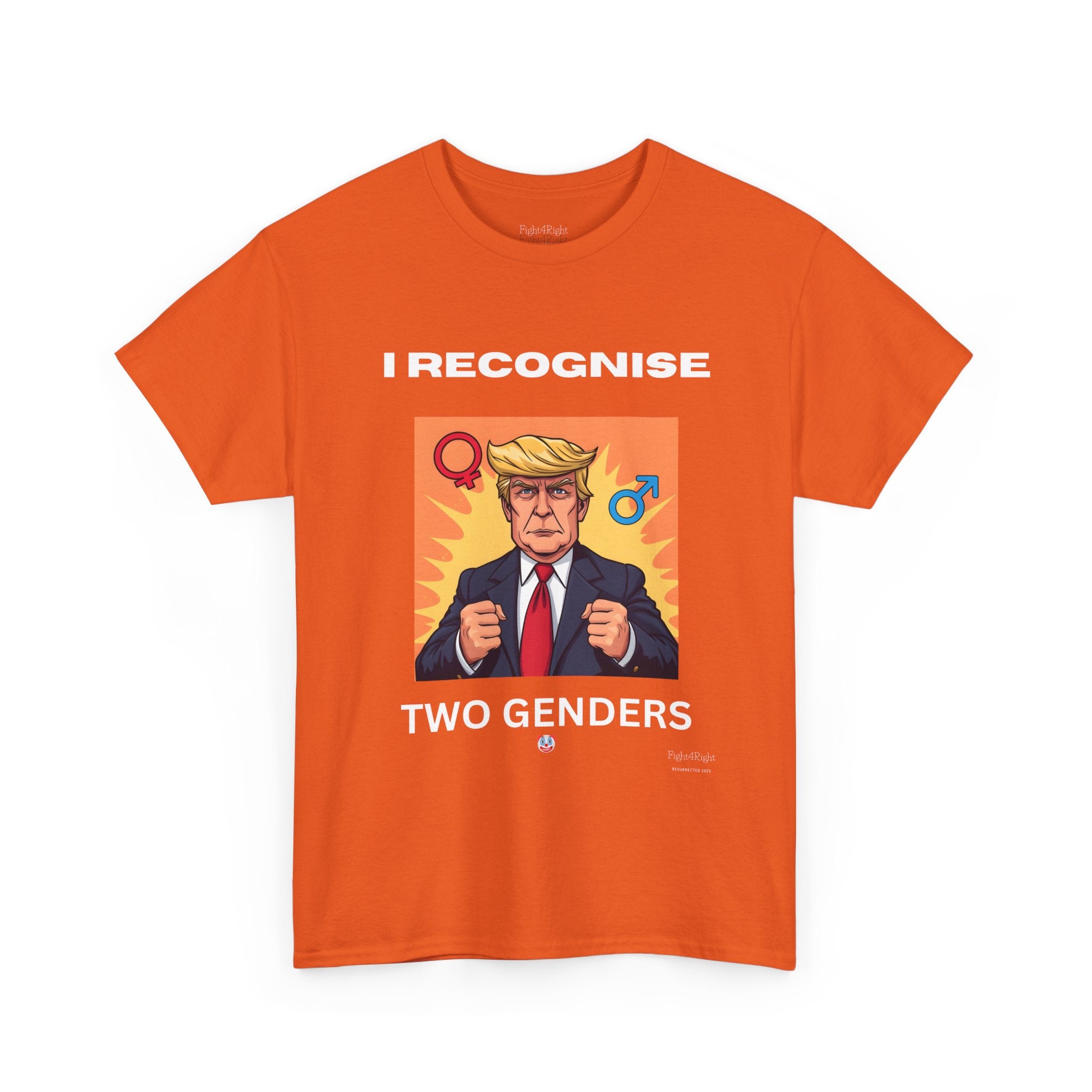 Trump: I Recognize 2 Genders Political Satire Tee