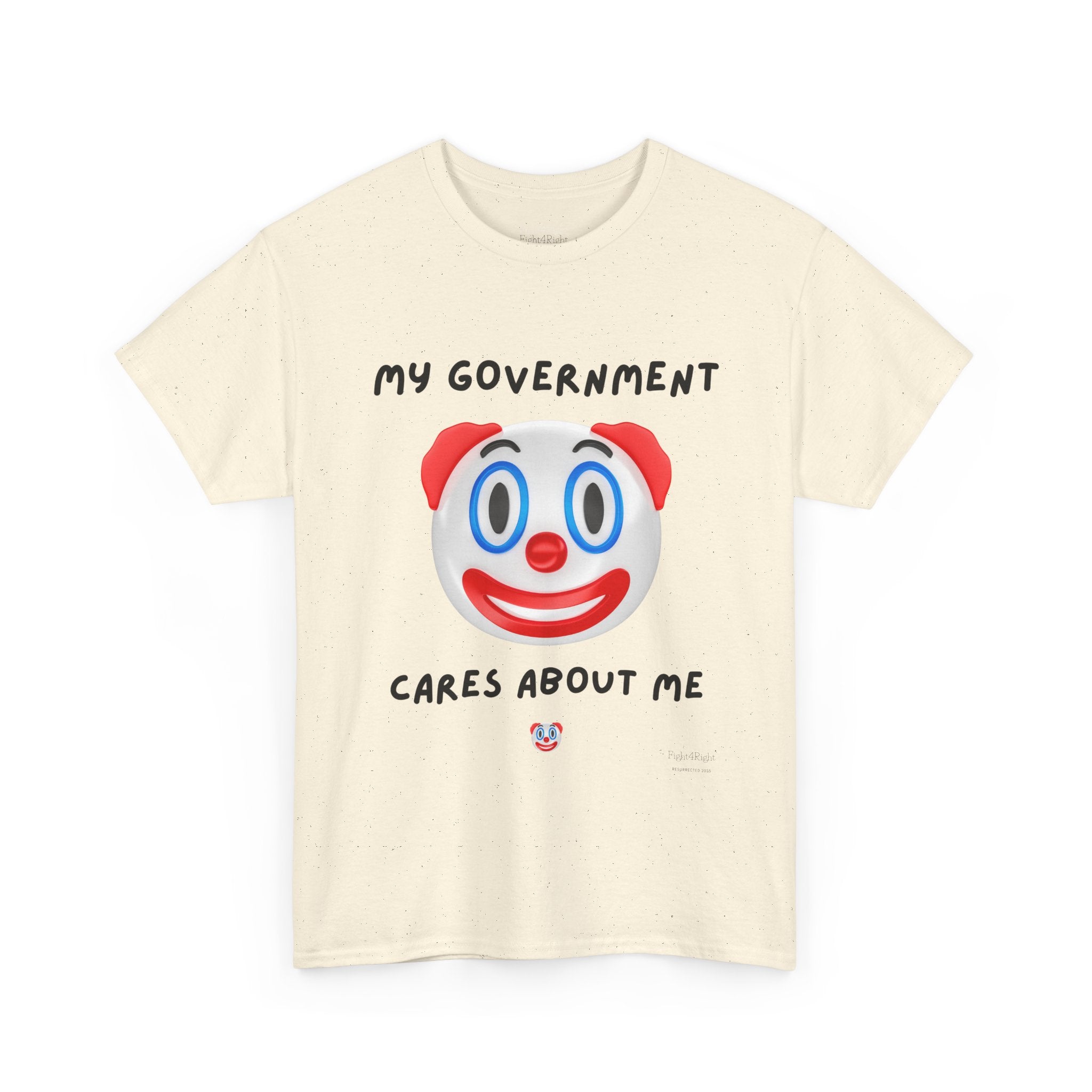 My Government Cares About Me T-Shirt – Sarcastic Anti-Government Satire Tee