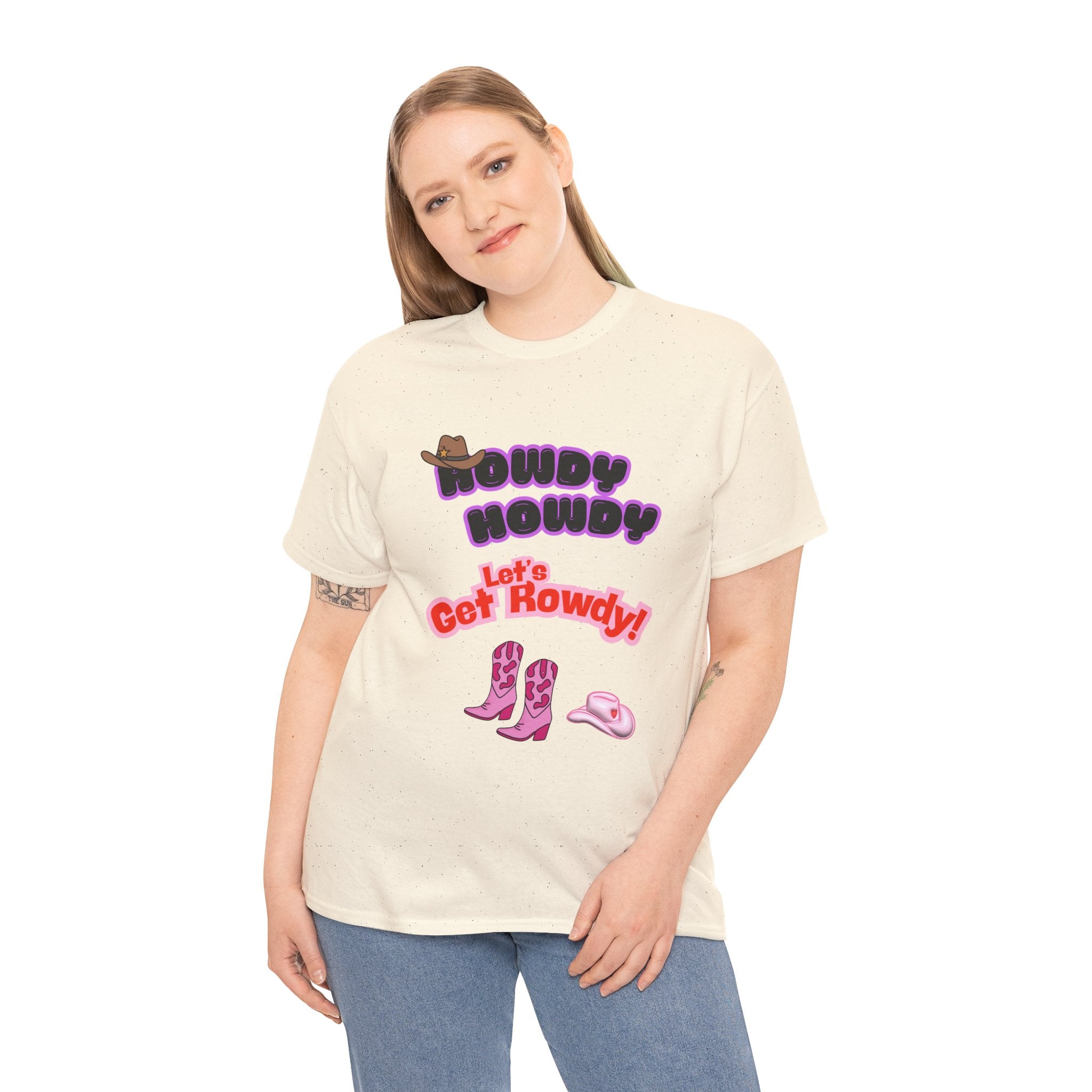 Howdy Howdy, Let’s Get Rowdy T-Shirt | Aussie Cheeky Humour Tee