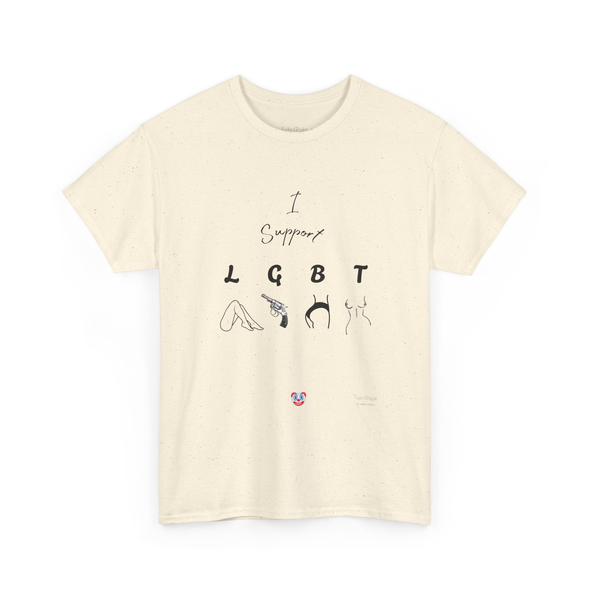 I SUPPORT LGBT T-Shirt | Cheeky Aussie Visual Pun
