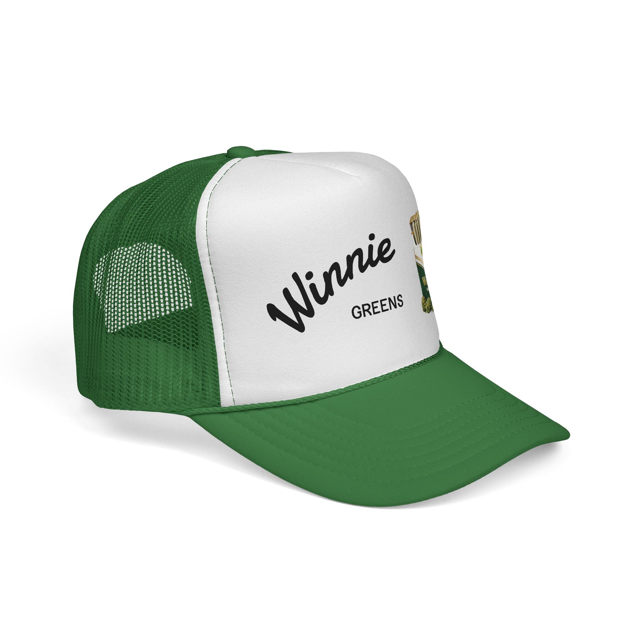 Trucker Cap — "Winnie Greens" Vintage Cigarette Pack Design