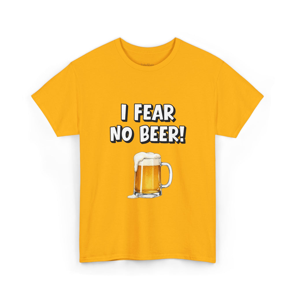 I Fear No Beer T-Shirt – Funny Beer Mug Graphic Tee for Beer Lovers