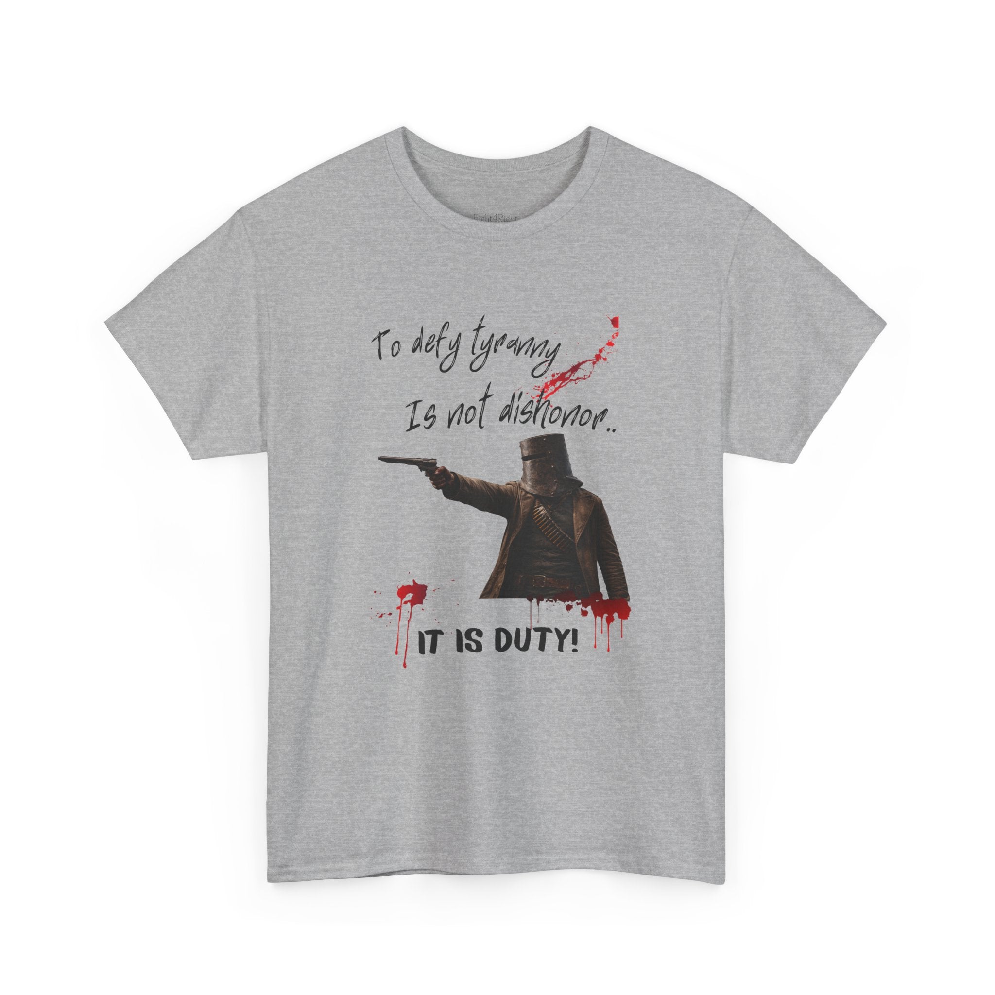 To Defy Tyranny Is Not Dishonour — It Is Duty T-Shirt | Aussie Defiance Ned Kelly