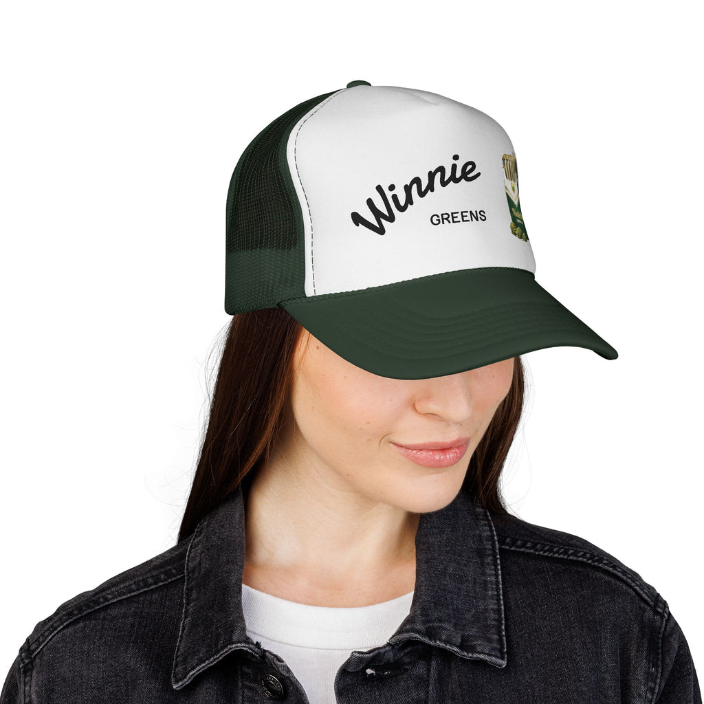 Trucker Cap — "Winnie Greens" Vintage Cigarette Pack Design
