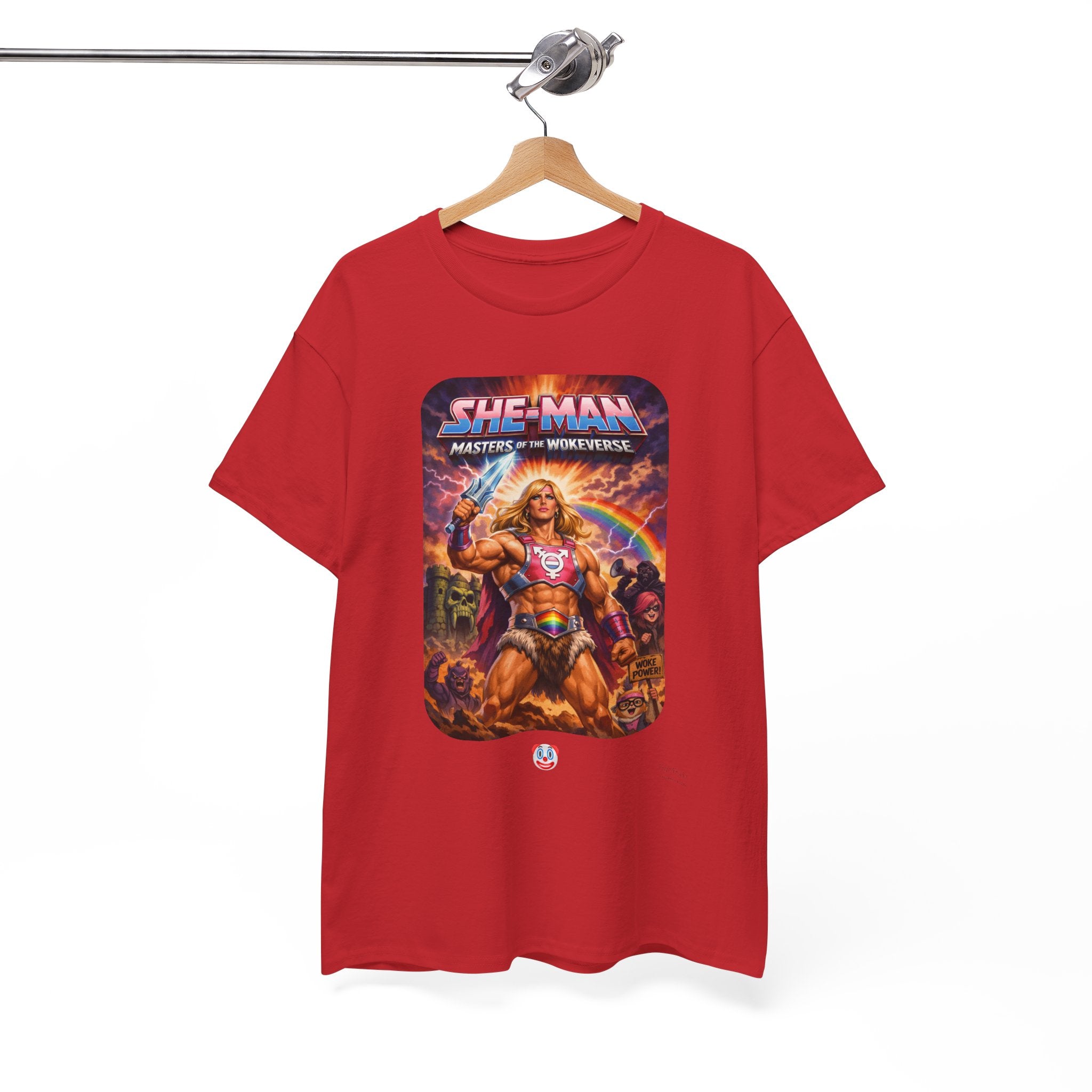 She-Man Masters of the Wokeverse T-Shirt – By the Power of the Pork Sword