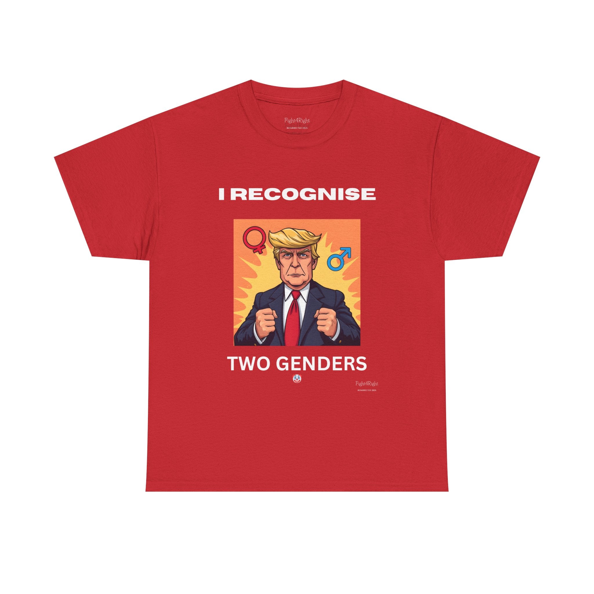 Trump: I Recognize 2 Genders Political Satire Tee
