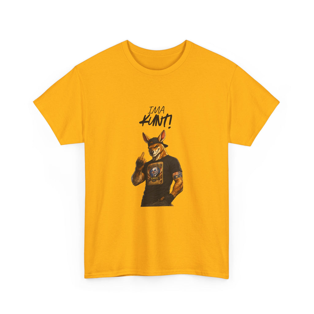 IMA KUNT! Kangaroo T-Shirt | Rude Australian Humour Tee