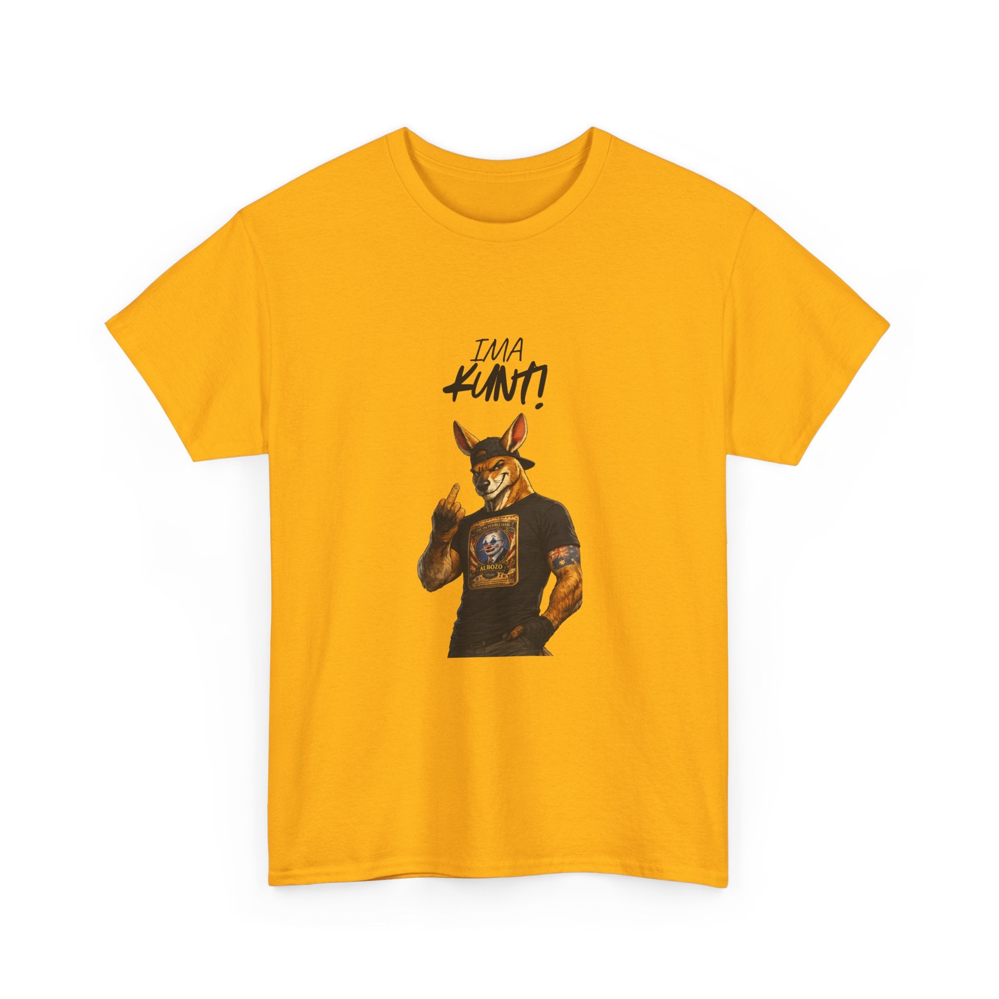 IMA KUNT! Kangaroo T-Shirt | Rude Australian Humour Tee
