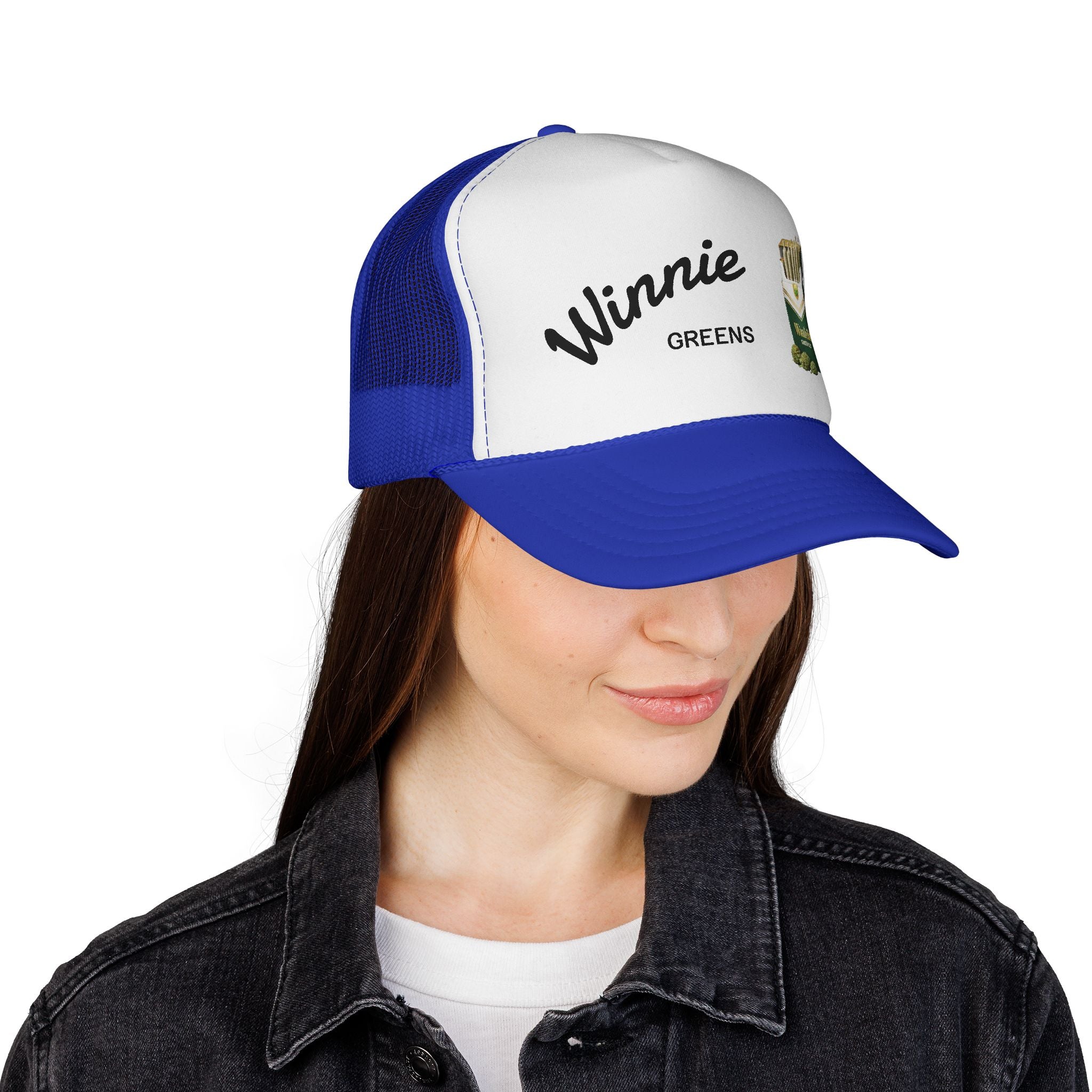 Trucker Cap — "Winnie Greens" Vintage Cigarette Pack Design