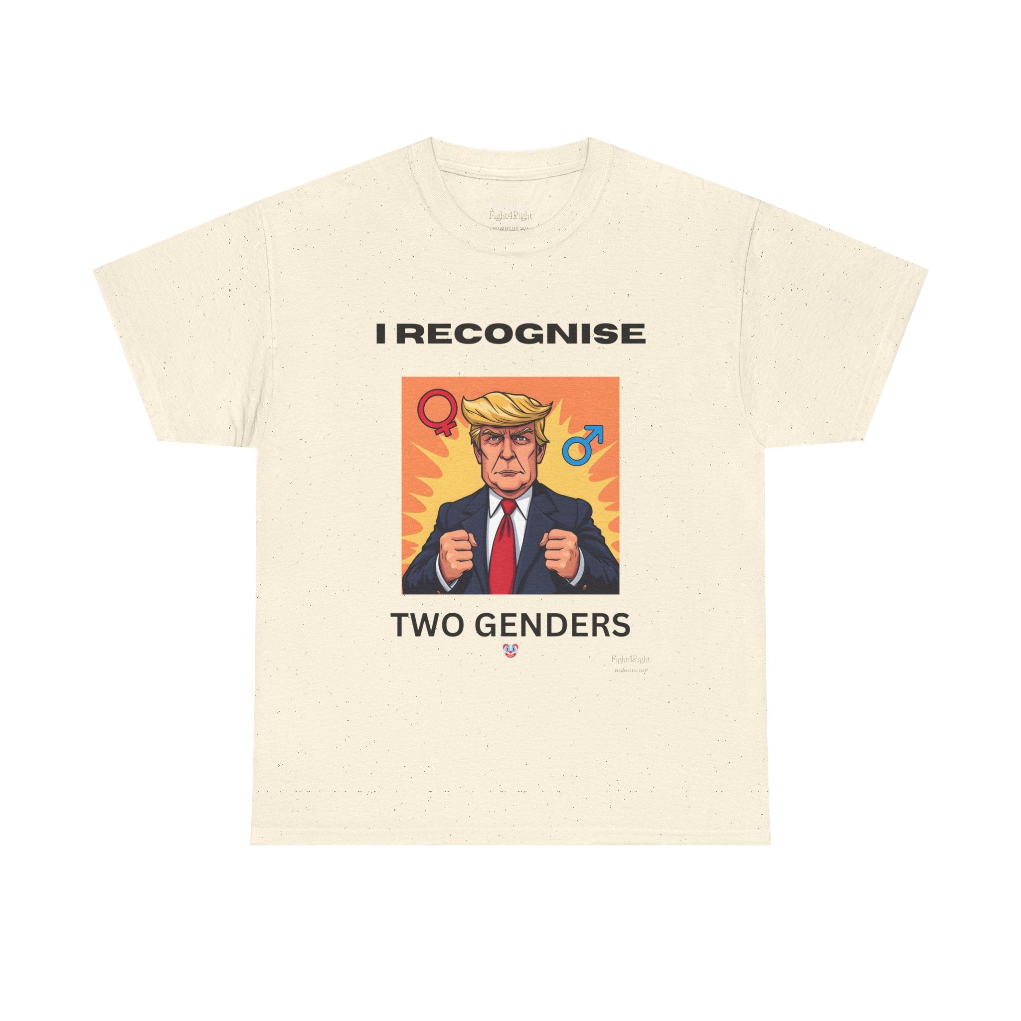 Trump: I Recognize 2 Genders Political Satire Tee