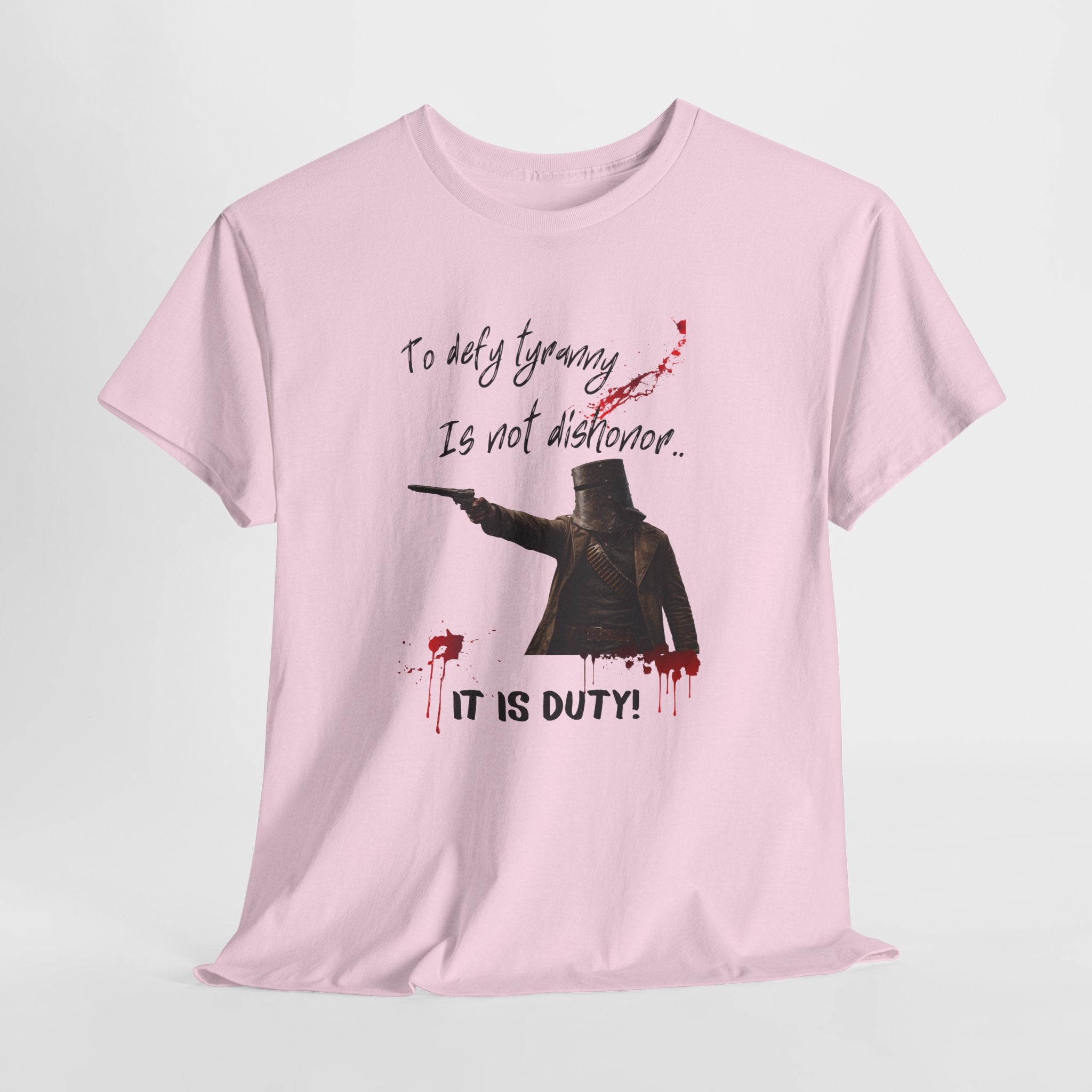 To Defy Tyranny Is Not Dishonour — It Is Duty T-Shirt | Aussie Defiance Ned Kelly