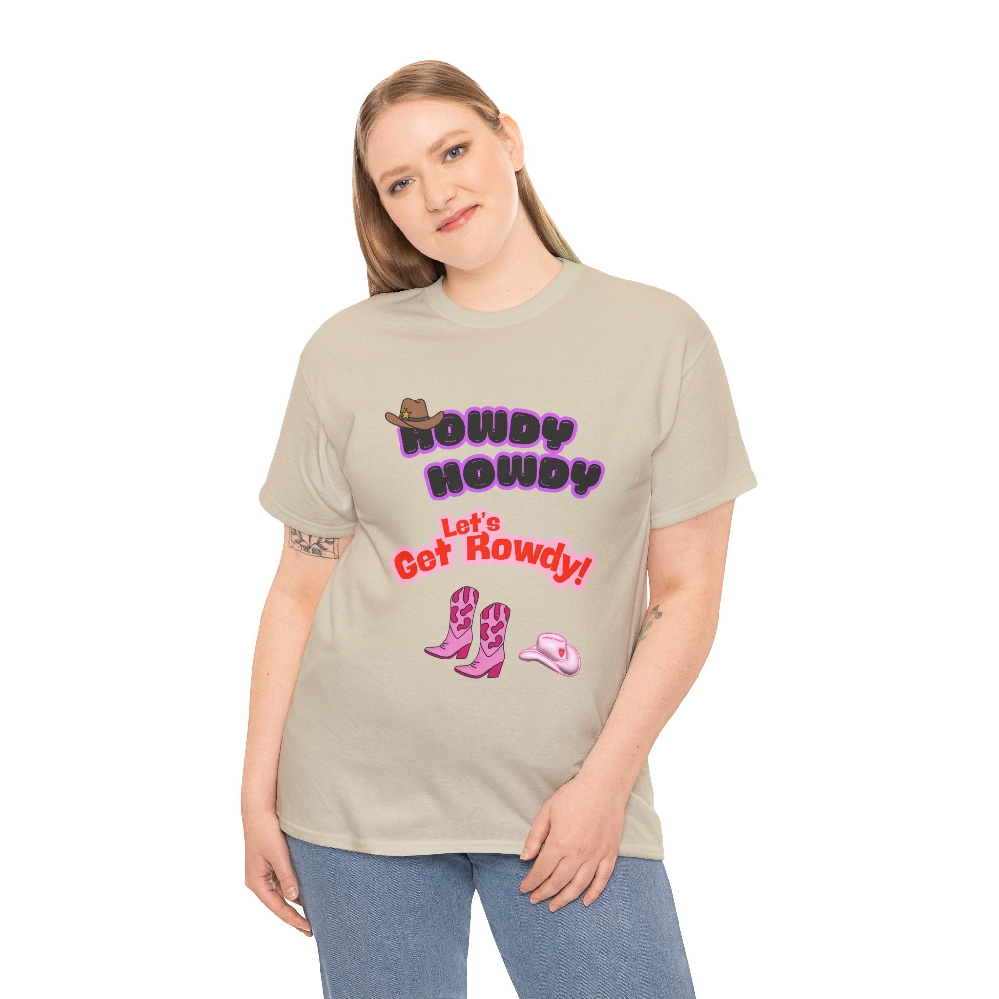Howdy Howdy, Let’s Get Rowdy T-Shirt | Aussie Cheeky Humour Tee