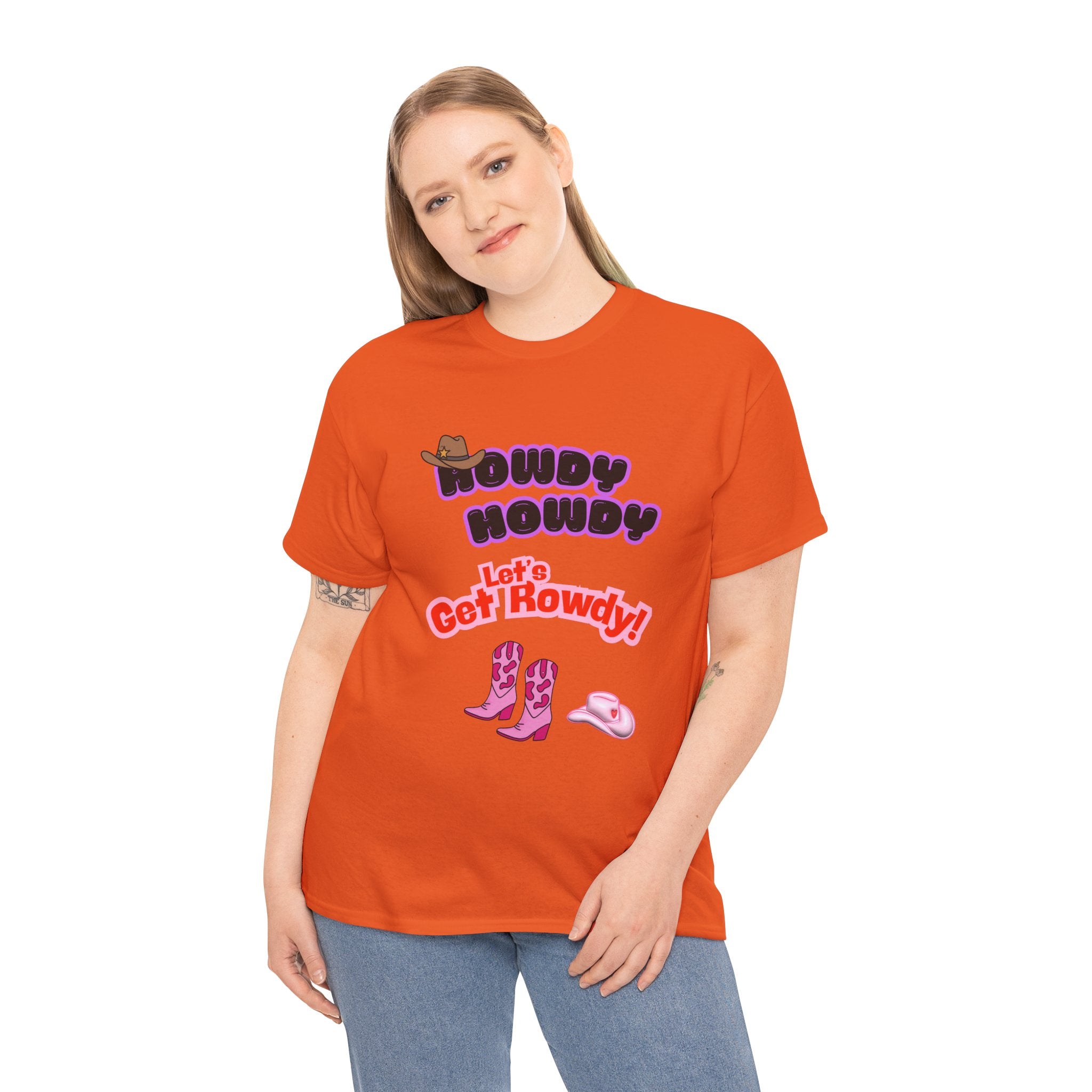 Howdy Howdy, Let’s Get Rowdy T-Shirt | Aussie Cheeky Humour Tee