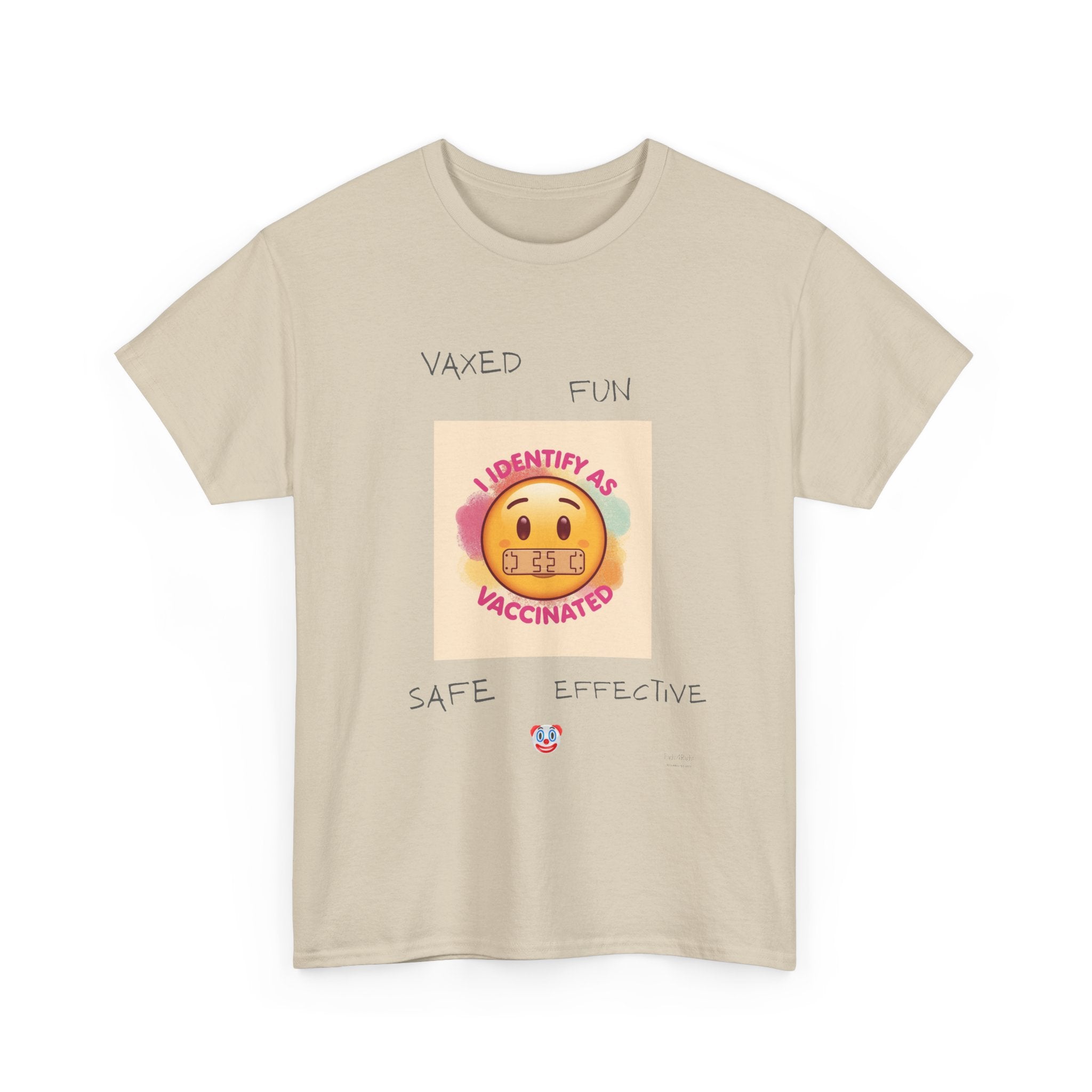 I Identify As Vaccinated – Funny Anti-Mandate Satire T-Shirt