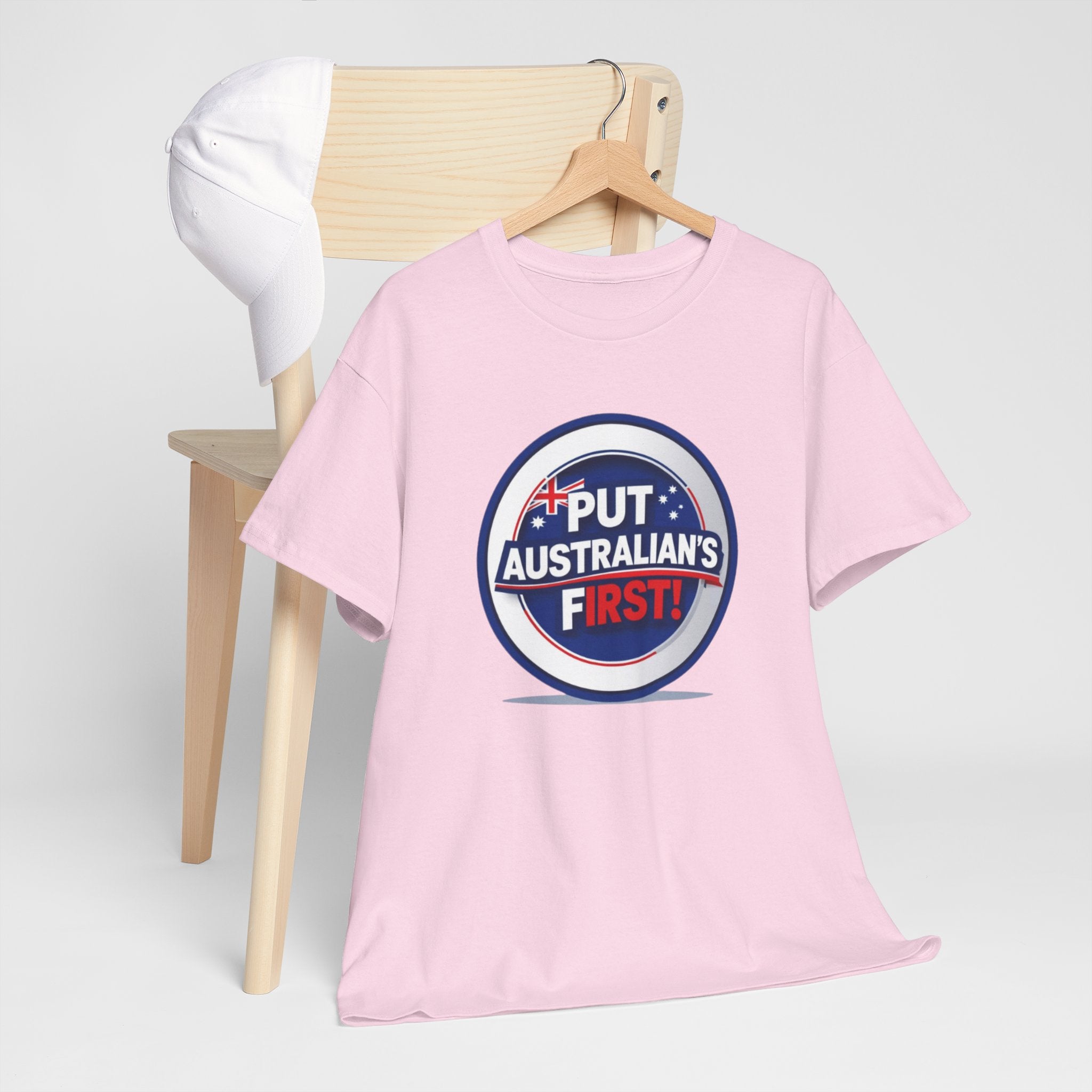 Put Australians First T-Shirt — Patriotic Australia Vote Tee