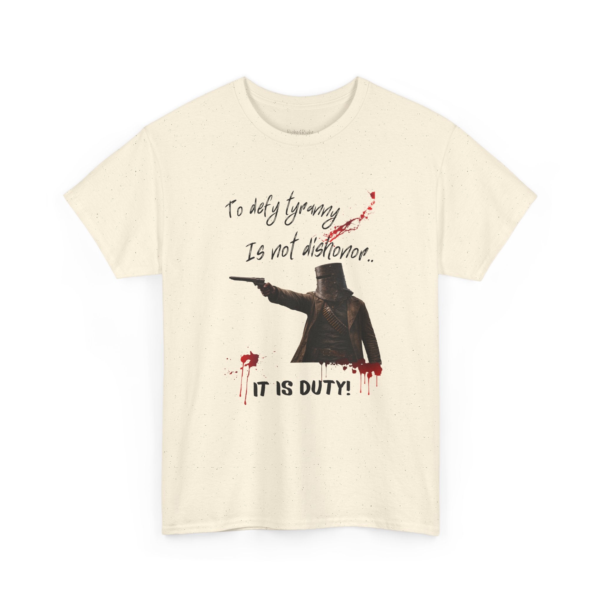 To Defy Tyranny Is Not Dishonour — It Is Duty T-Shirt | Aussie Defiance Ned Kelly