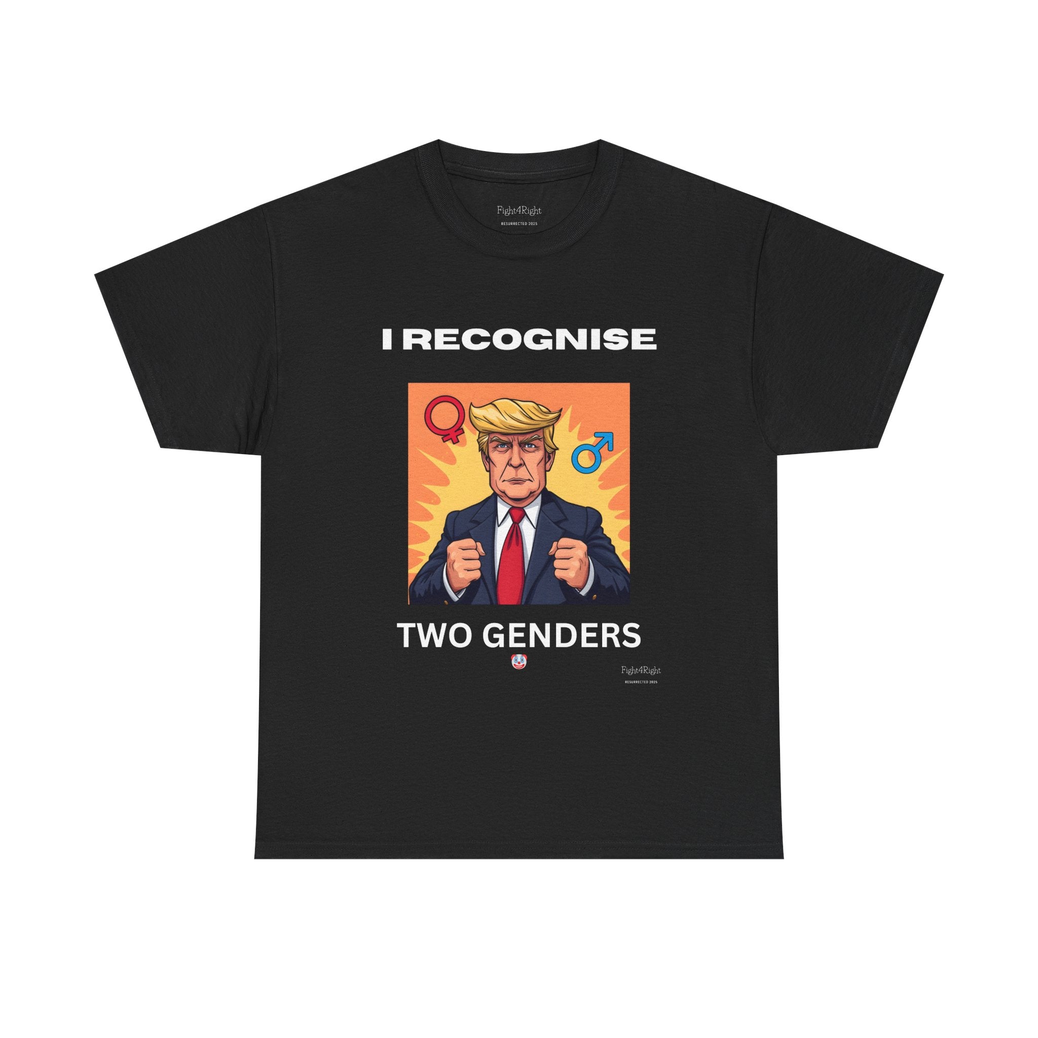 Trump: I Recognize 2 Genders Political Satire Tee