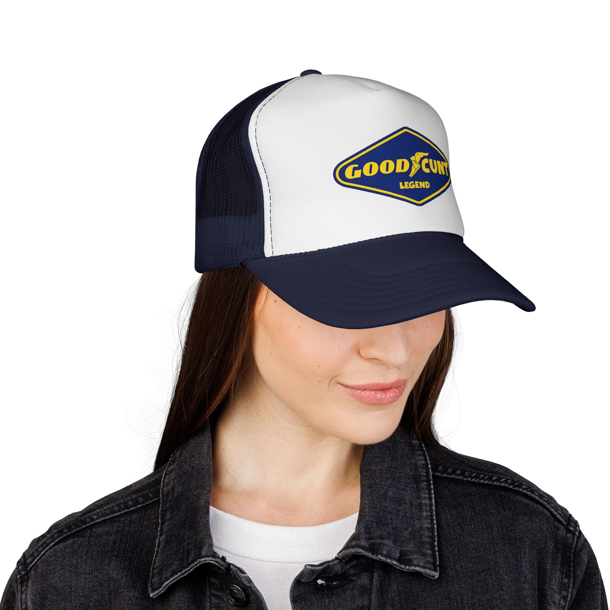Trucker Cap — 'Good Cunt Legend' Vintage Logo Mesh Hat