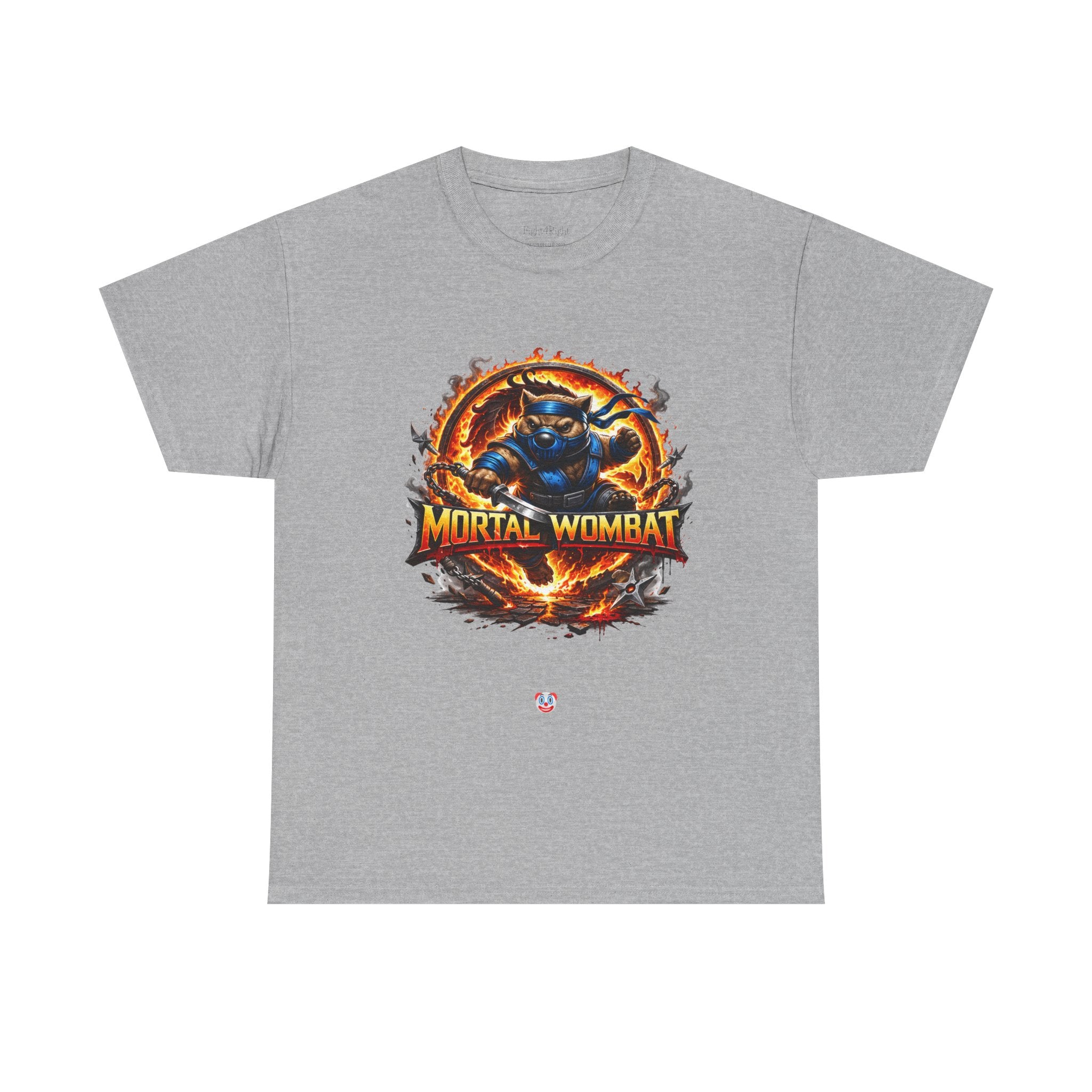 Mortal Wombat T-Shirt | Aussie Fighting Game Parody
