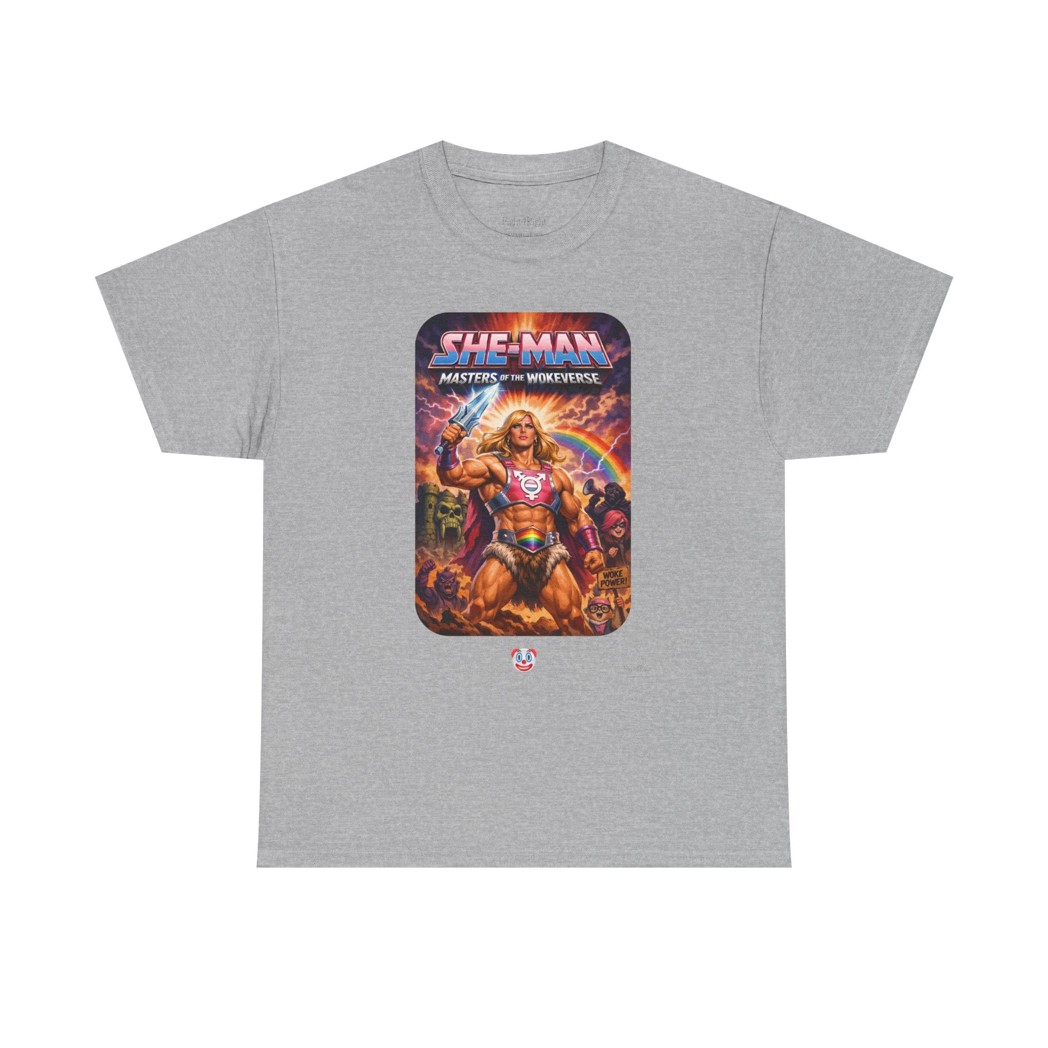 She-Man Masters of the Wokeverse T-Shirt – By the Power of the Pork Sword