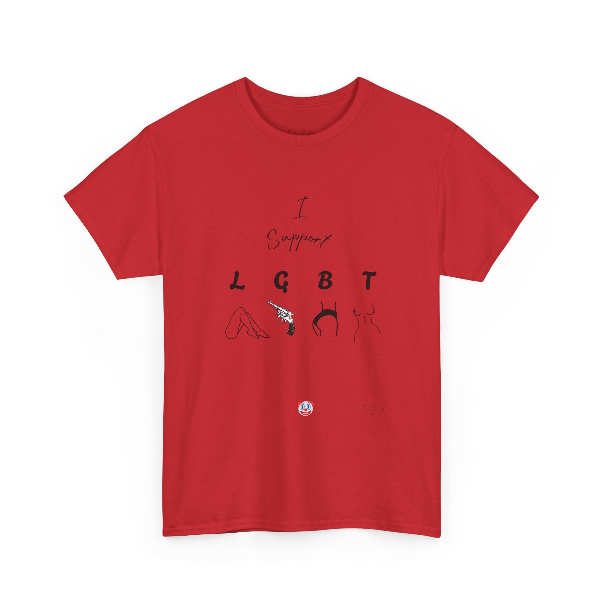 I SUPPORT LGBT T-Shirt | Cheeky Aussie Visual Pun
