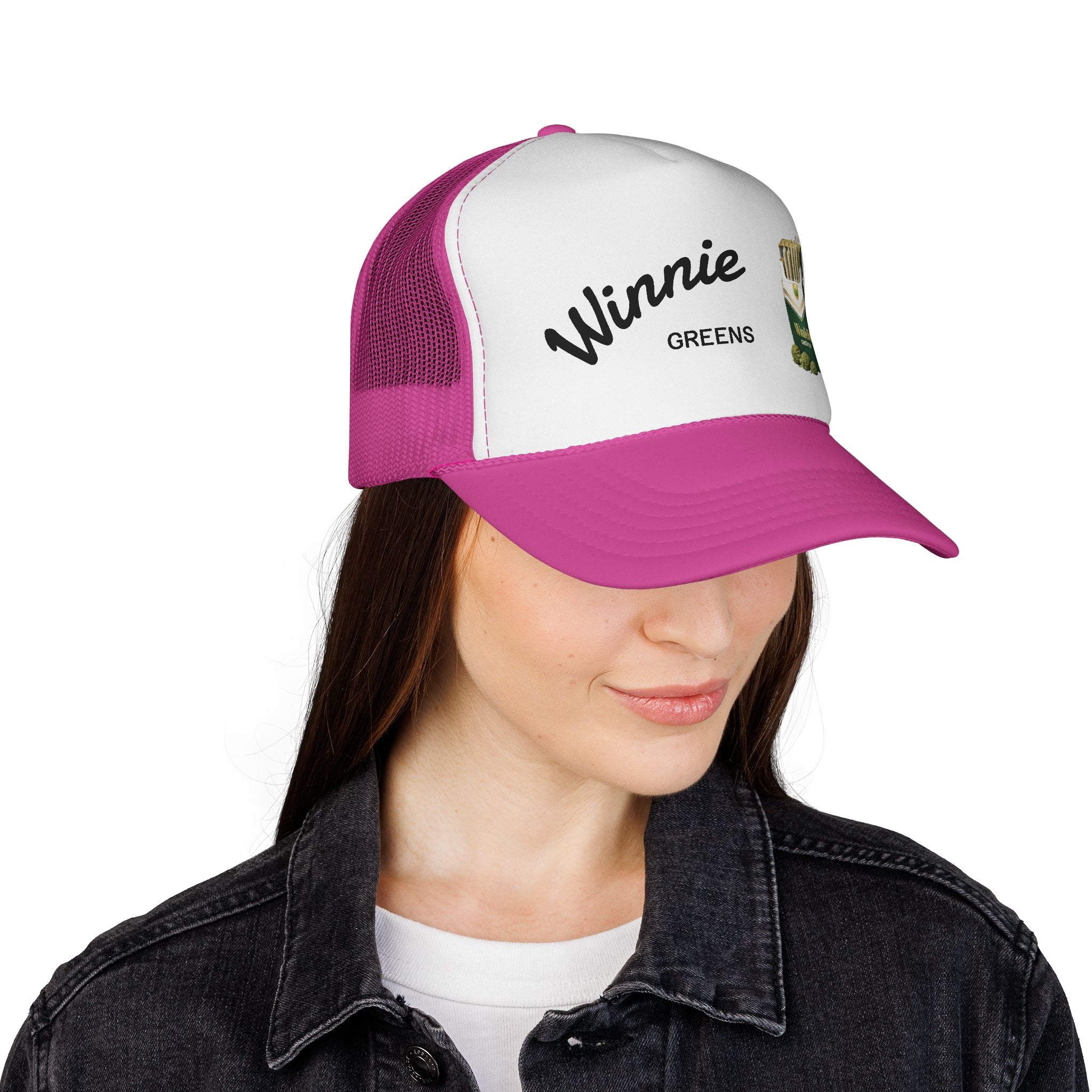 Trucker Cap — "Winnie Greens" Vintage Cigarette Pack Design