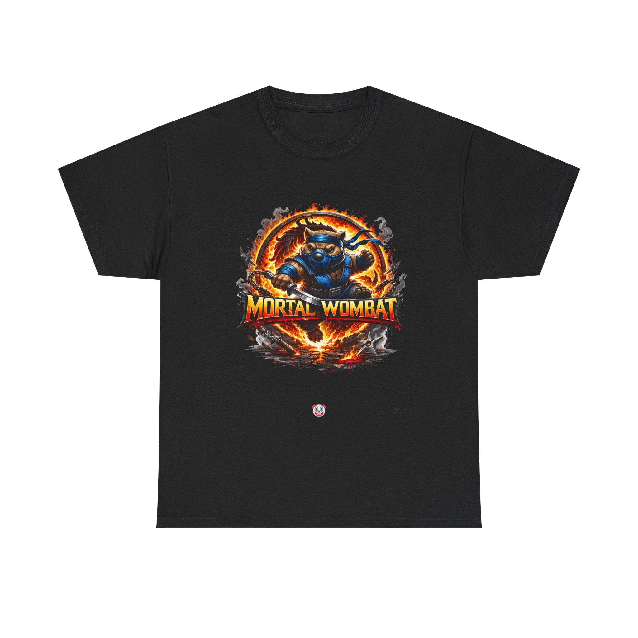 Mortal Wombat T-Shirt | Aussie Fighting Game Parody