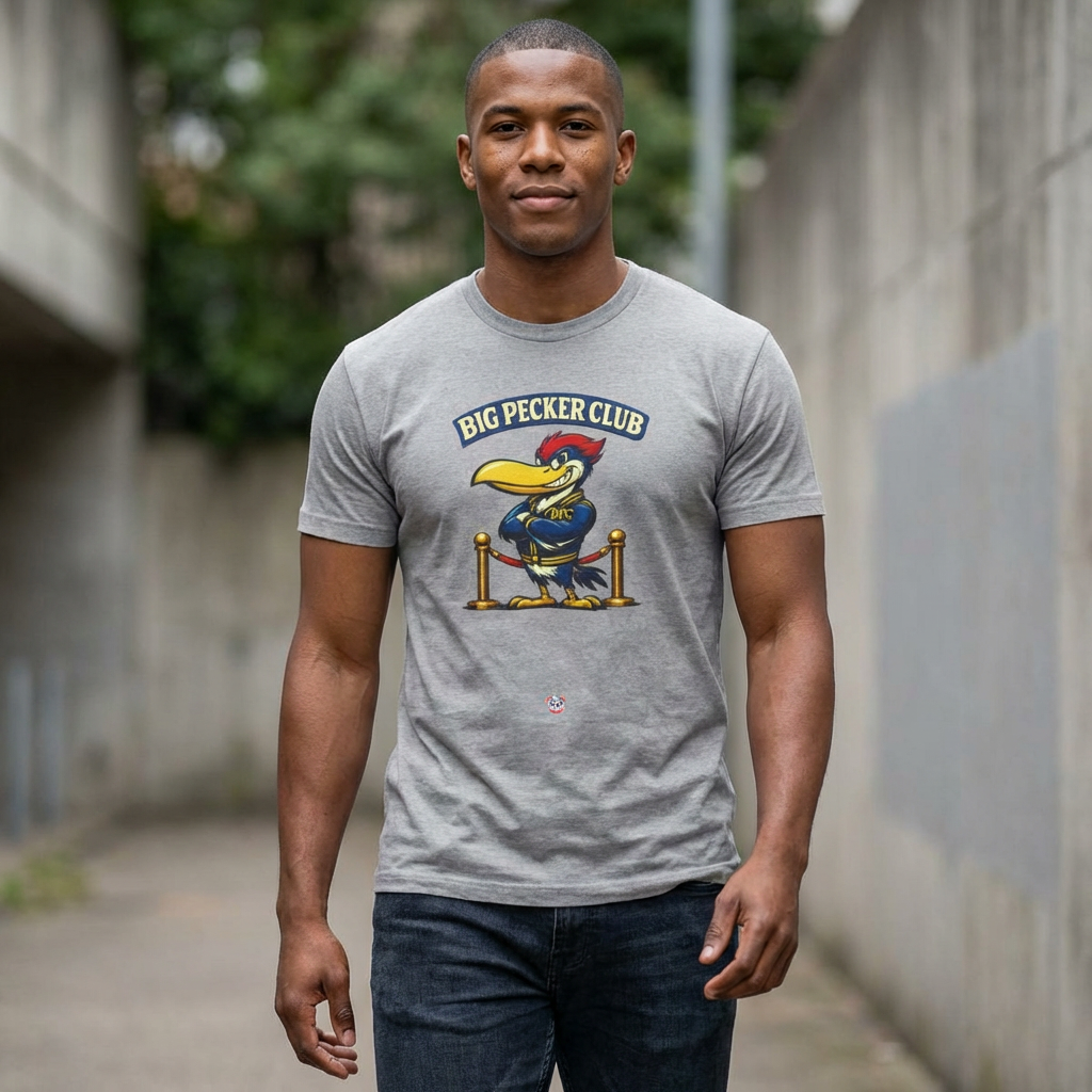 Big Pecker Club T-Shirt — Funny Woodpecker Graphic Tee