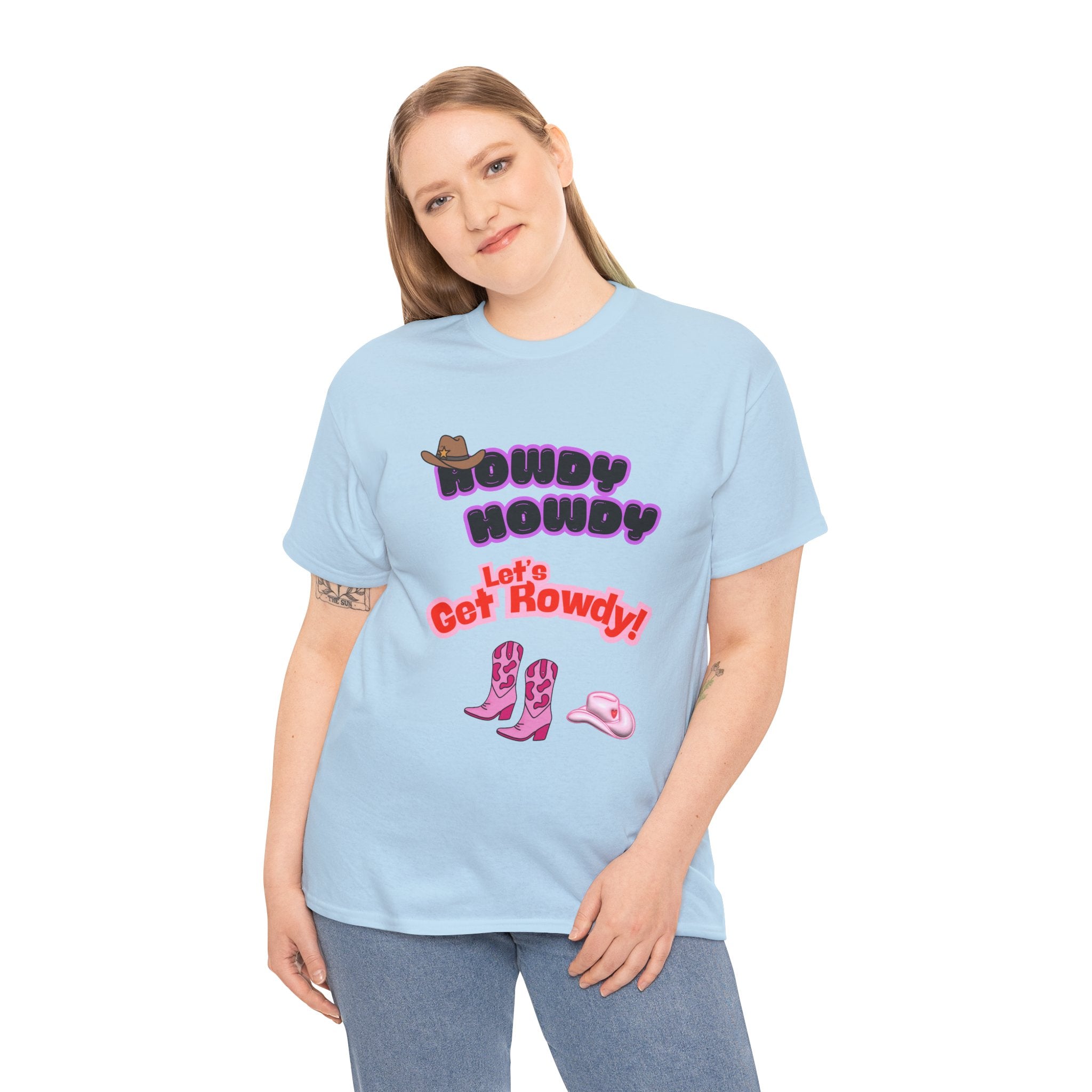 Howdy Howdy, Let’s Get Rowdy T-Shirt | Aussie Cheeky Humour Tee