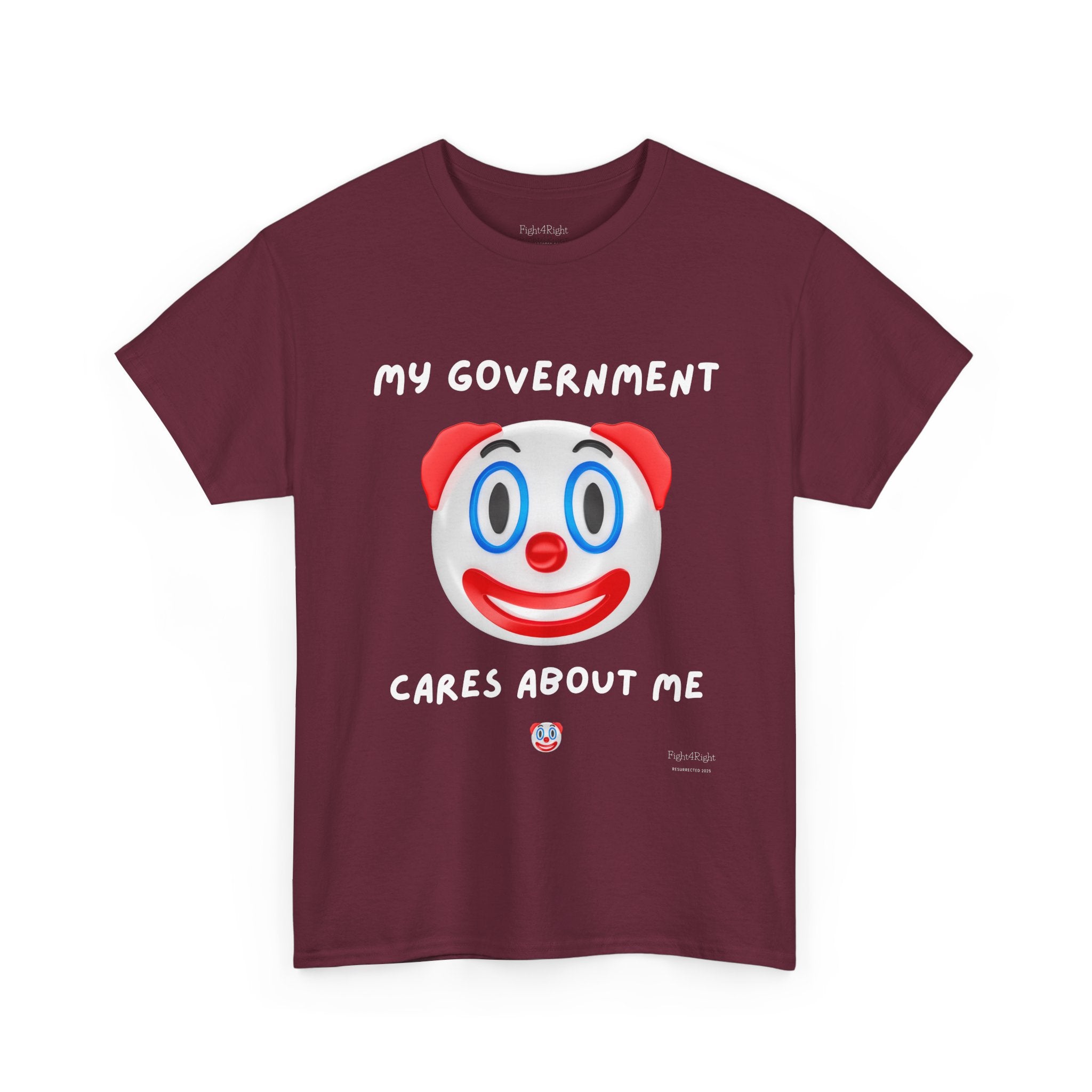 My Government Cares About Me T-Shirt – Sarcastic Anti-Government Satire Tee