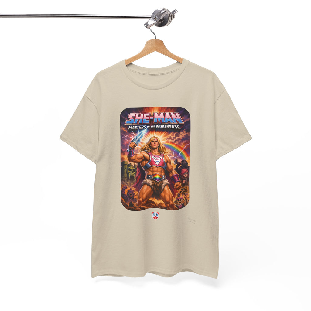 She-Man Masters of the Wokeverse T-Shirt – By the Power of the Pork Sword