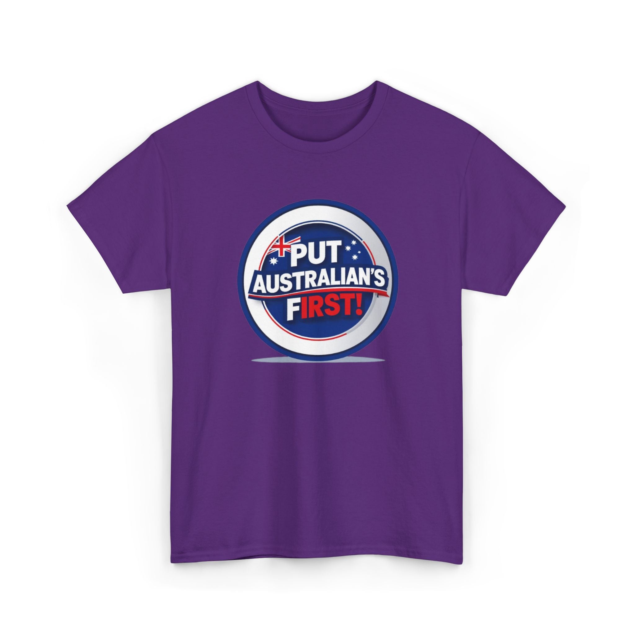 Put Australians First T-Shirt — Patriotic Australia Vote Tee