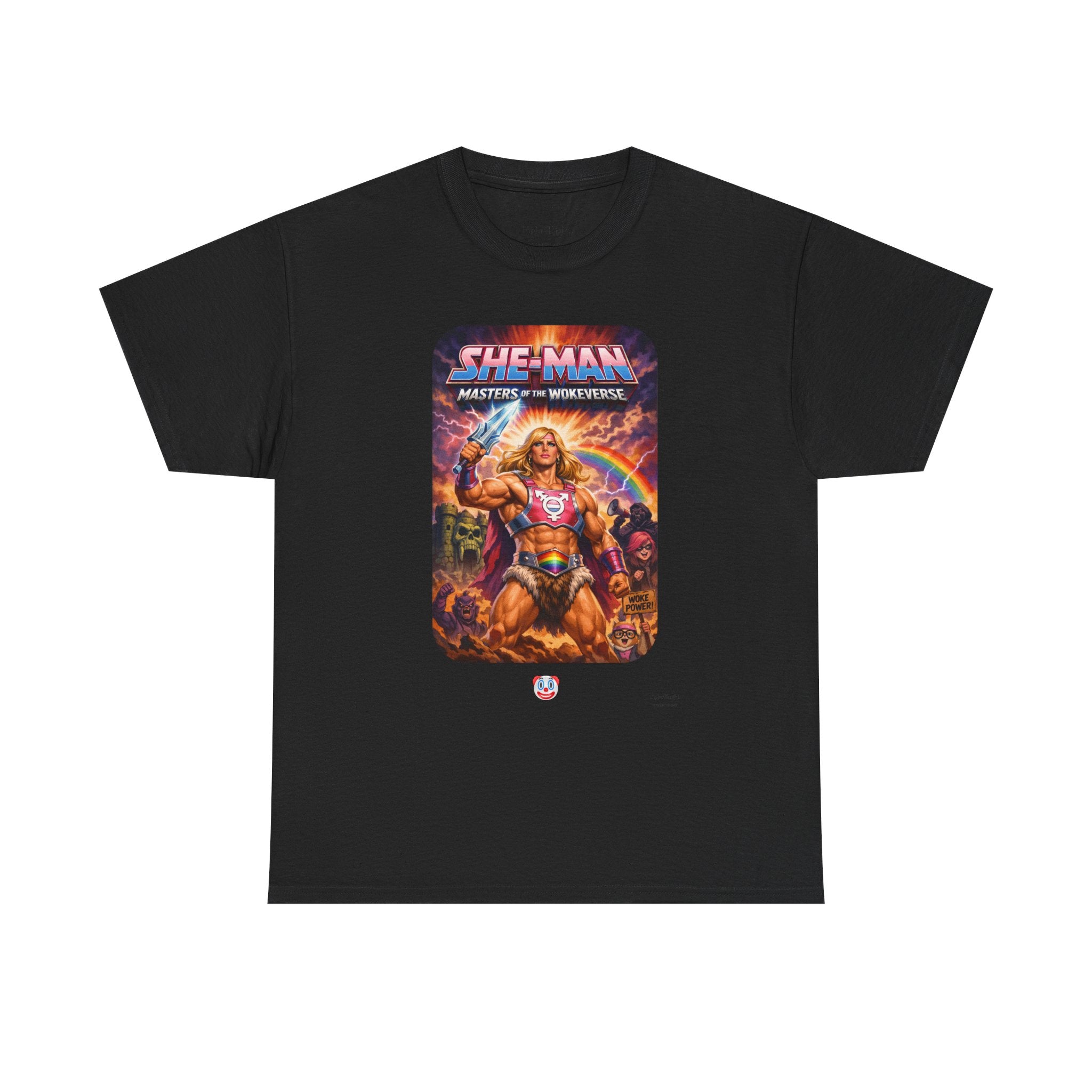 She-Man Masters of the Wokeverse T-Shirt – By the Power of the Pork Sword