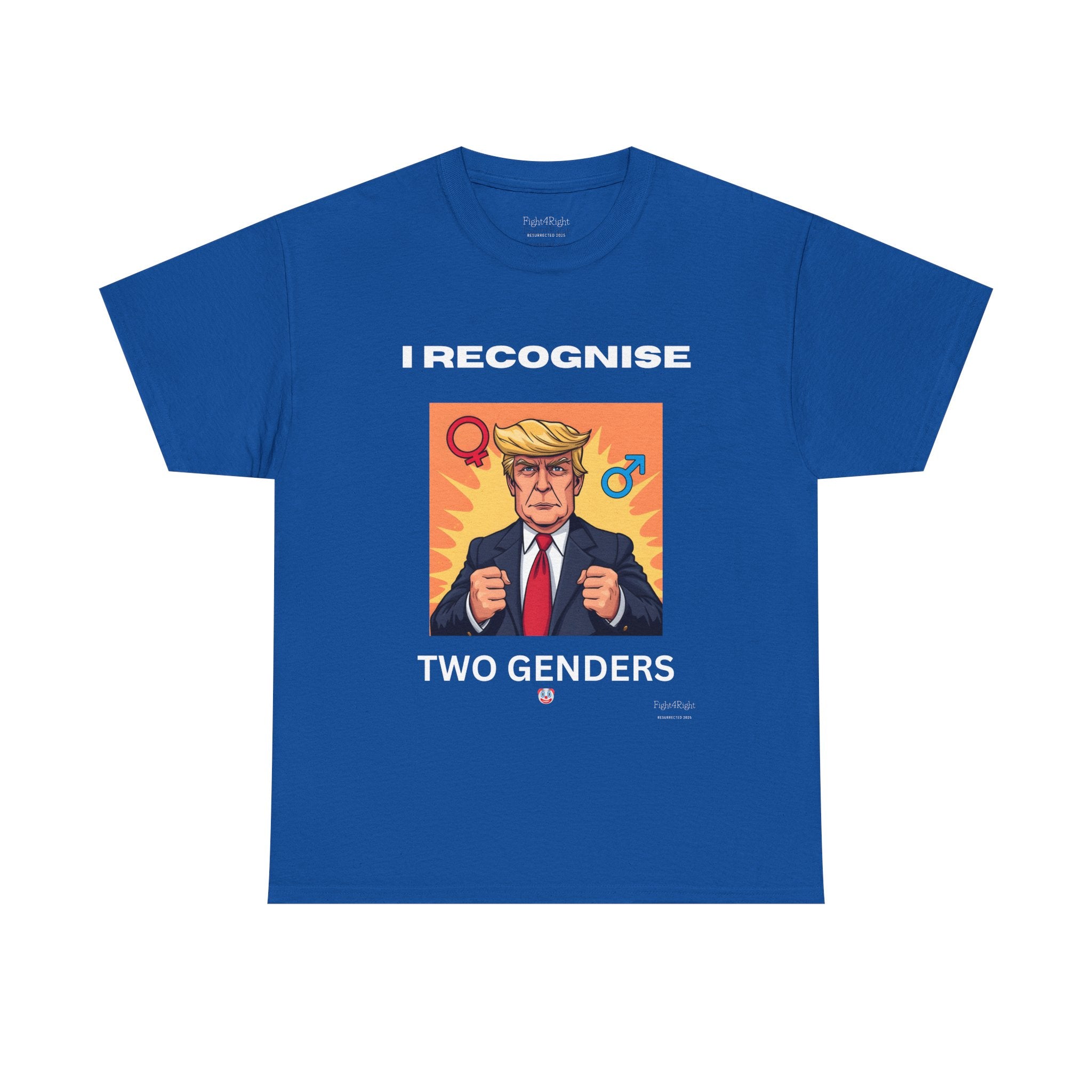 Trump: I Recognize 2 Genders Political Satire Tee