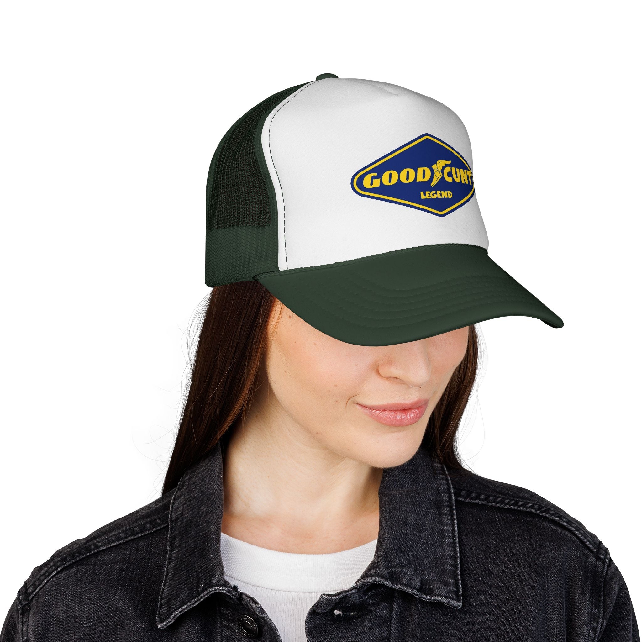 Trucker Cap — 'Good Cunt Legend' Vintage Logo Mesh Hat