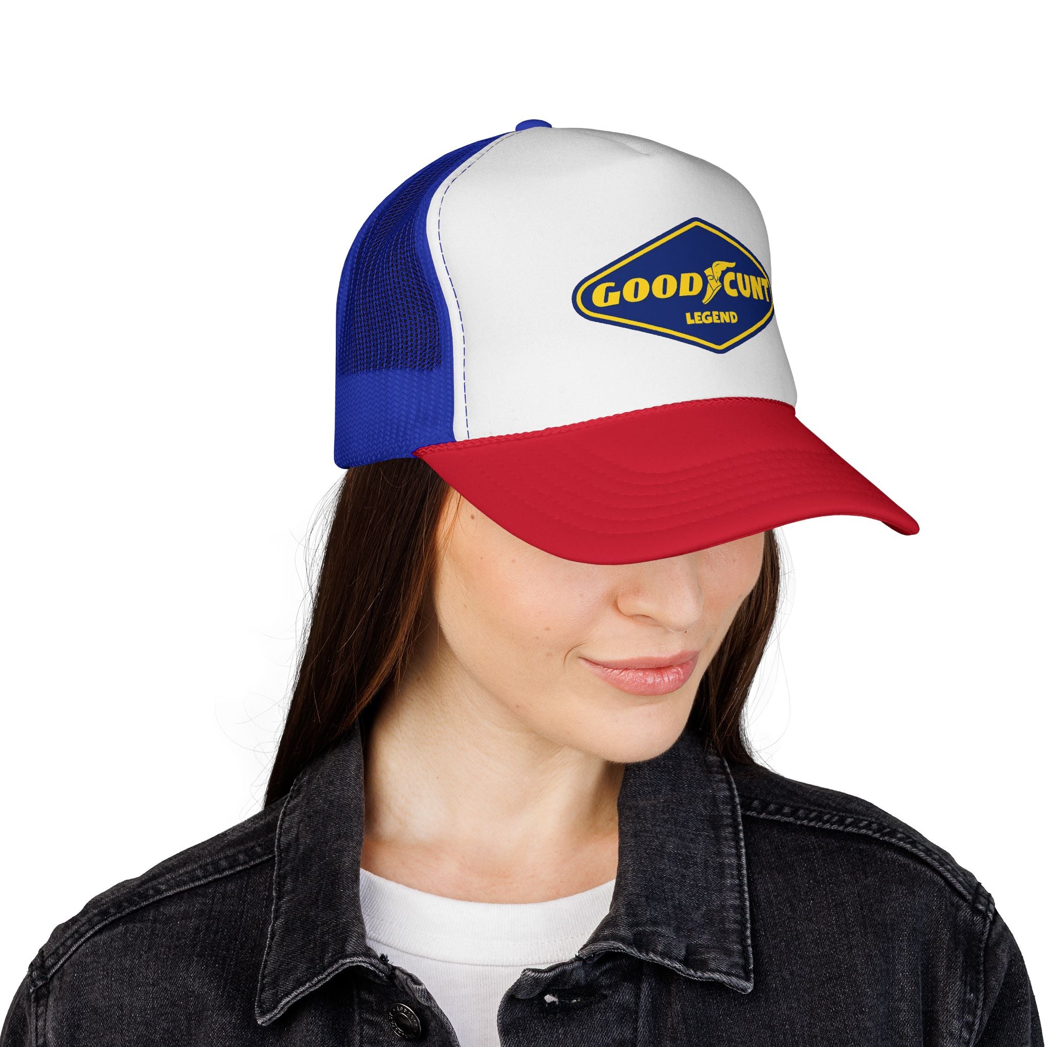 Trucker Cap — 'Good Cunt Legend' Vintage Logo Mesh Hat