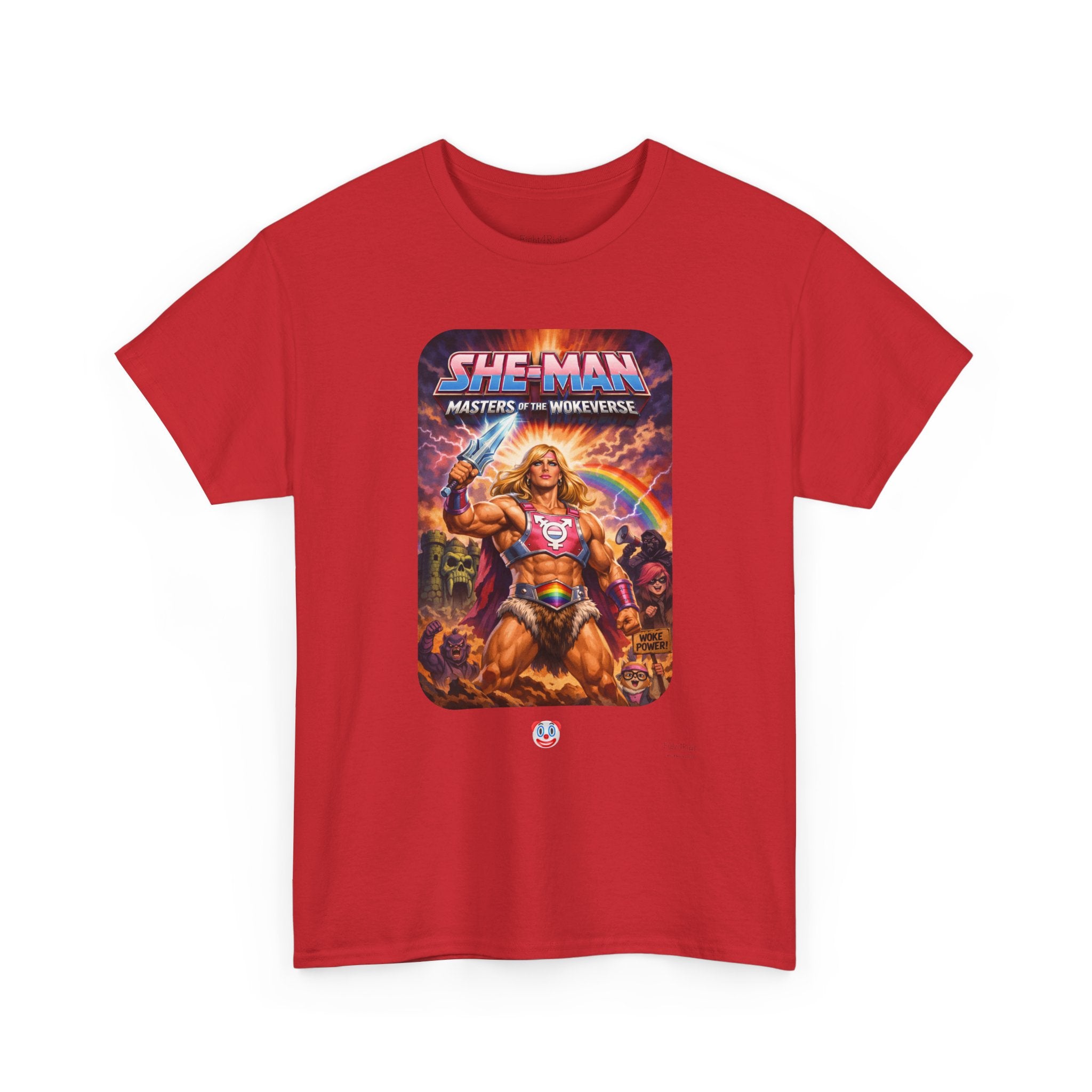 She-Man Masters of the Wokeverse T-Shirt – By the Power of the Pork Sword