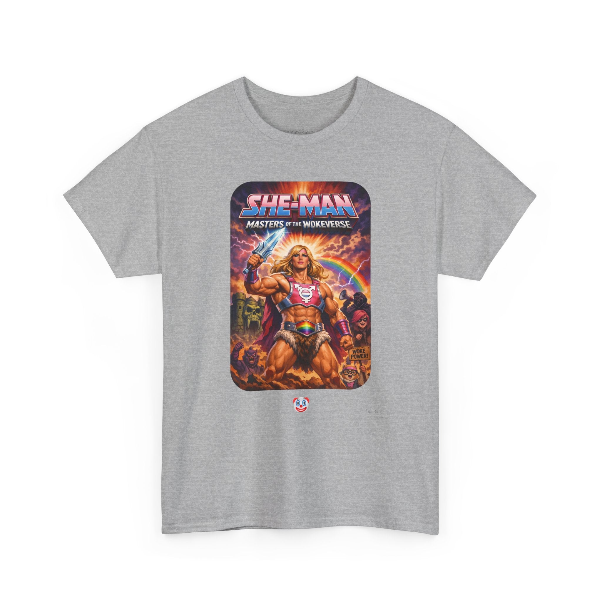She-Man Masters of the Wokeverse T-Shirt – By the Power of the Pork Sword