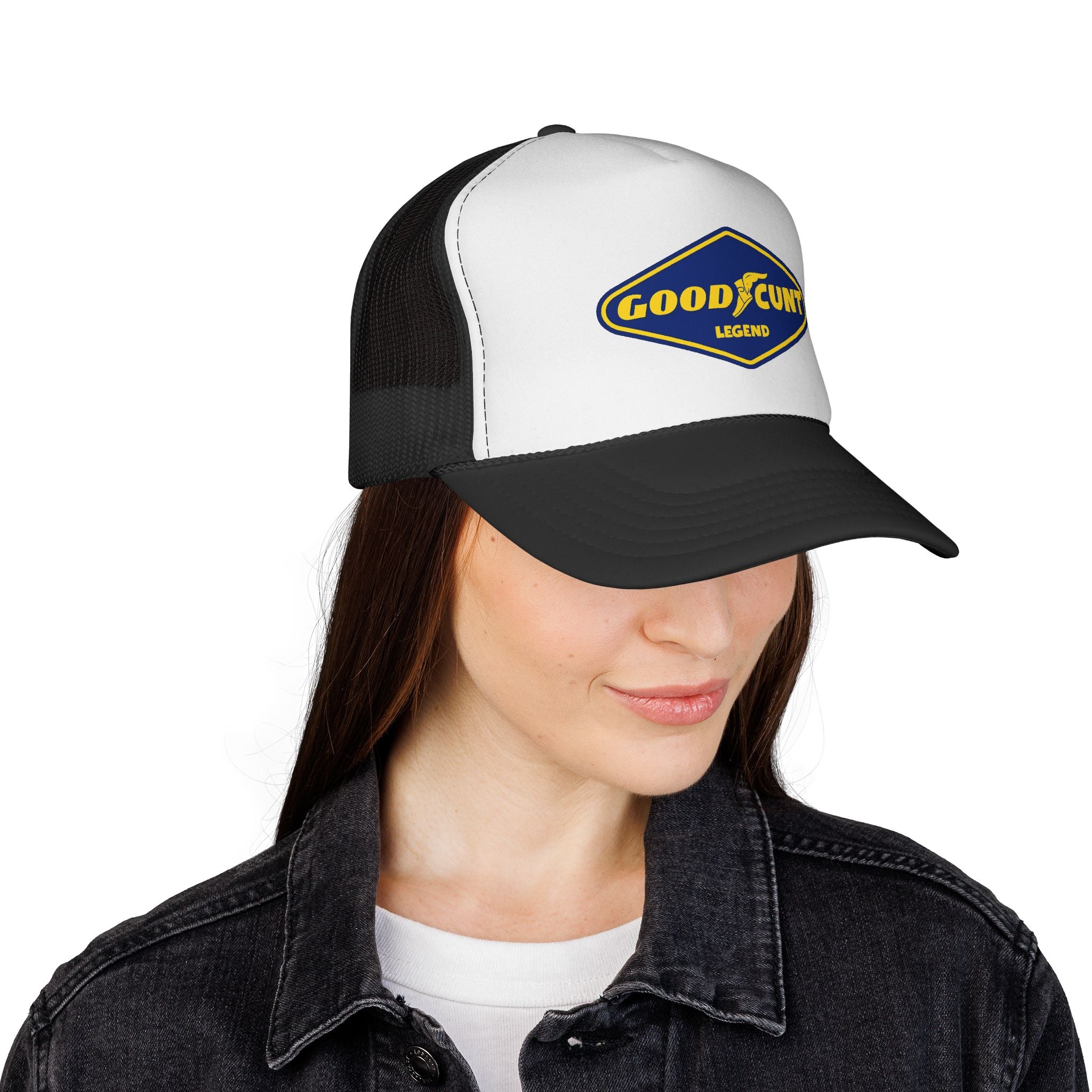 Trucker Cap — 'Good Cunt Legend' Vintage Logo Mesh Hat